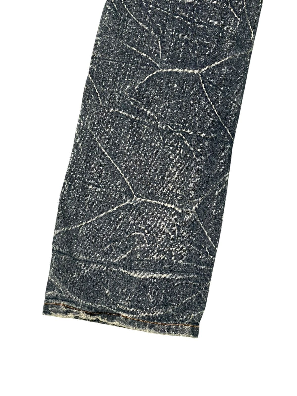Japanese Brand Double Waist Jeans Nylaus Chrome Dior Erd cdg amiri 2🟦9 Size US 31 - 10 Thumbnail