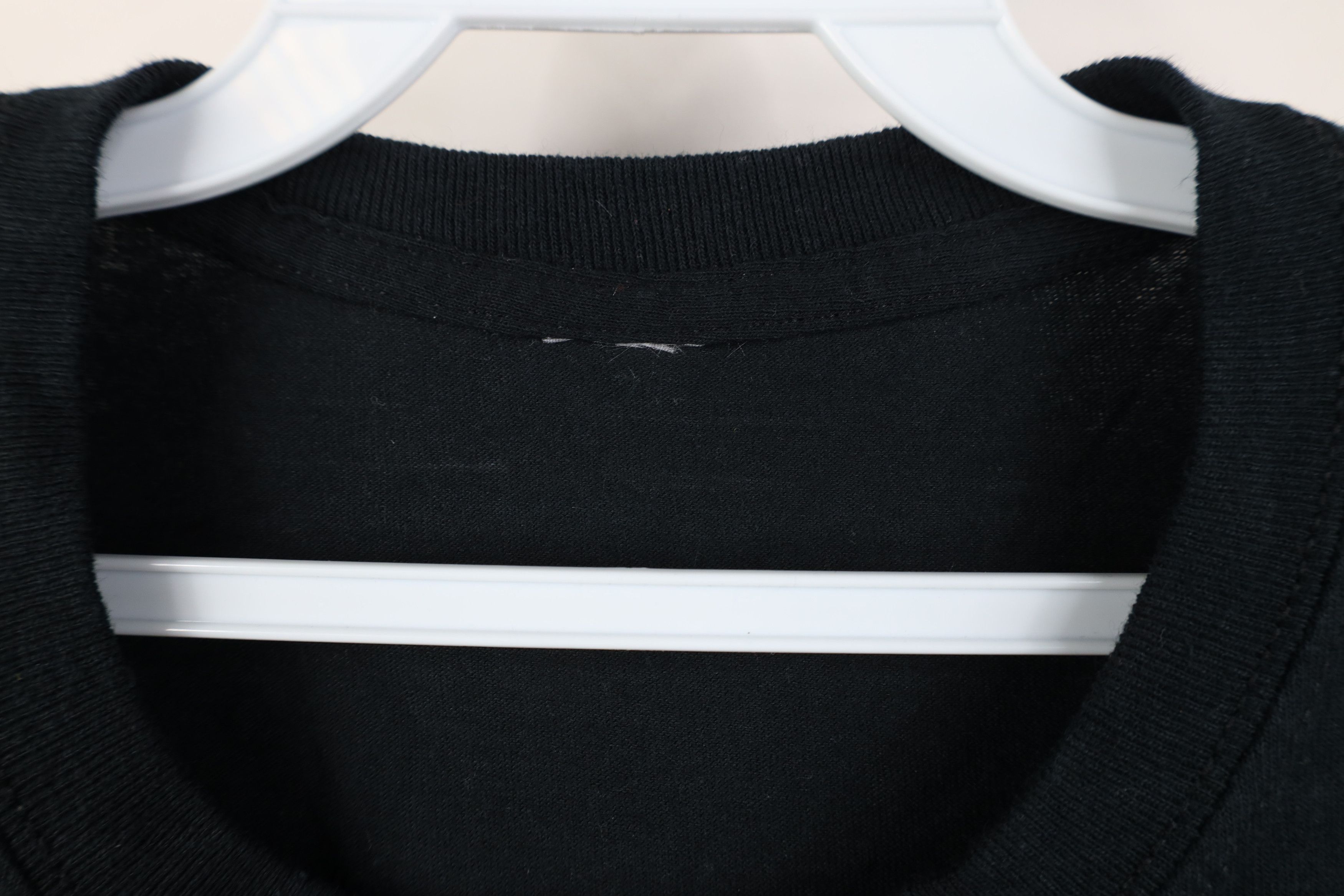 Vintage Vintage 90s Y2K Streetwear Faded Blank Cotton T-Shirt Black Size US M / EU 48-50 / 2 - 5 Thumbnail