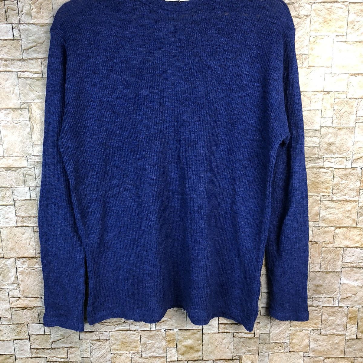 Homespun Knitwear × Japanese Brand Browny Standard Blue Knitwear #A819 Size M / US 6-8 / IT 42-44 - 3 Thumbnail