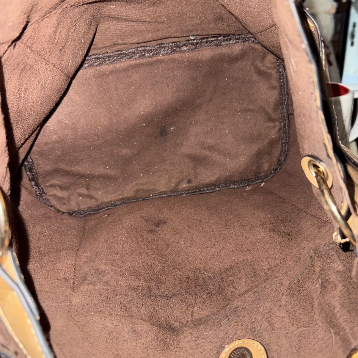 Other Tan zipper accent braid trim hobo bag Size ONE SIZE - 7 Thumbnail