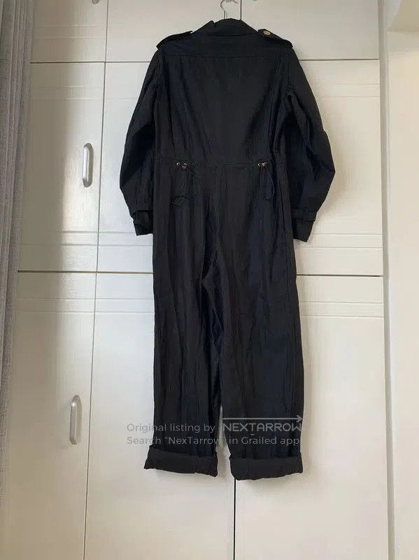 Burberry Burberry Black Cotton Long Sleeve Dress for Women. Size L / US 10 / IT 46 - 4 Thumbnail