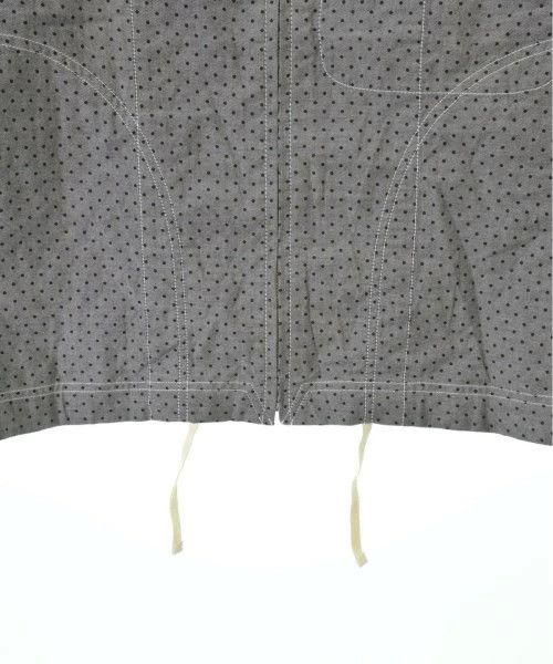 Comme des Garcons Homme Jacket Blouson Dots Hooded Zip Up Cotton Gray x Black Size US XS / EU 42 / 0 - 6 Thumbnail