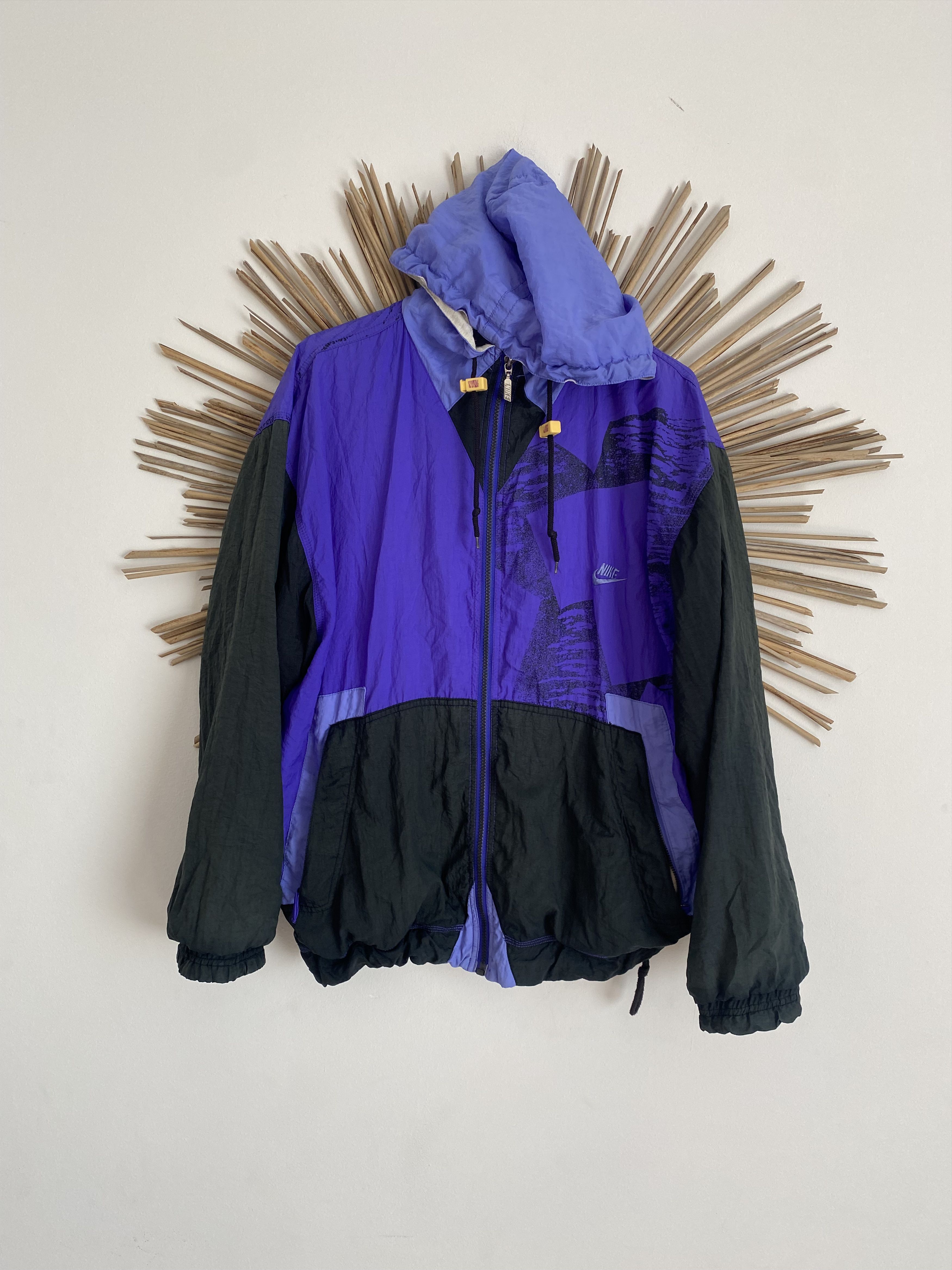 Nike Nike vintage 80s track jacket windbreaker full zip Size US L / EU 52-54 / 3 - 1 Thumbnail