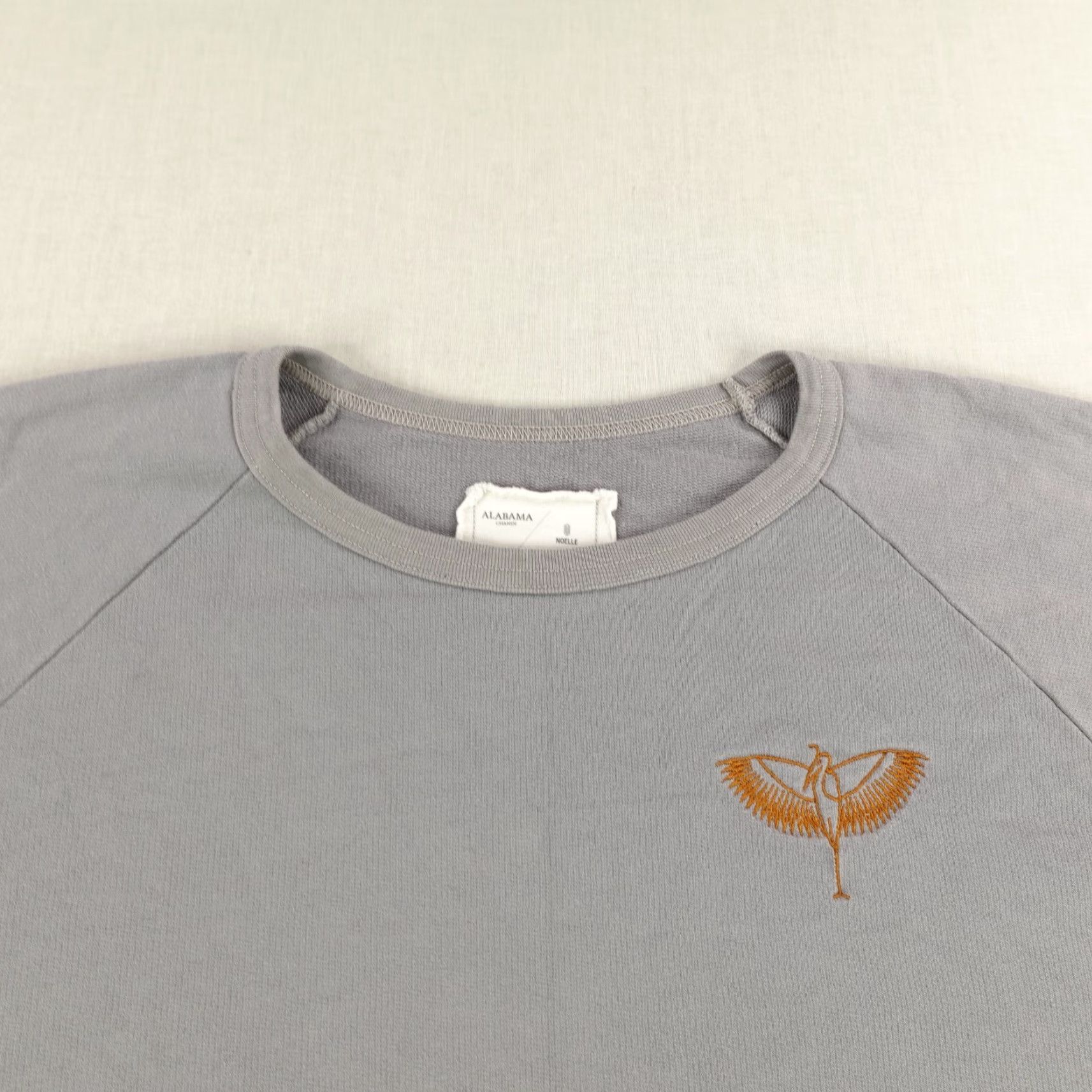 Vintage VINTAGE Alabama Chanin Sweatshirt Women's 2XL Pullover Gray Cotton Terry Crewneck Casual Activewear Size XXL / US 16-18 / IT 52-54 - 2 Thumbnail