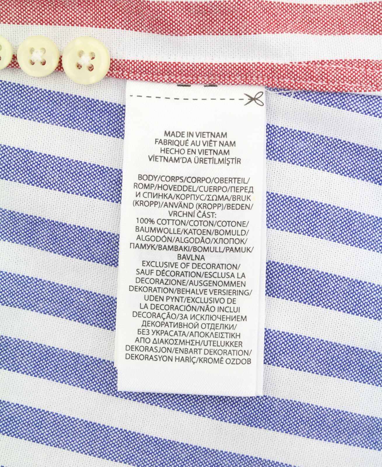 Ralph Lauren M Striped Button-Down Neck Patch Pocket Custom Fit 87019 Size US M / EU 48-50 / 2 - 9 Thumbnail