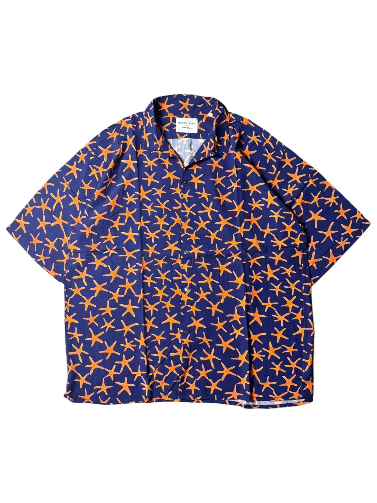 Tsumori Chisato Tsumori Chisato Niko And Star Open Collar Shirt Size US L / EU 52-54 / 3 - 1 Thumbnail