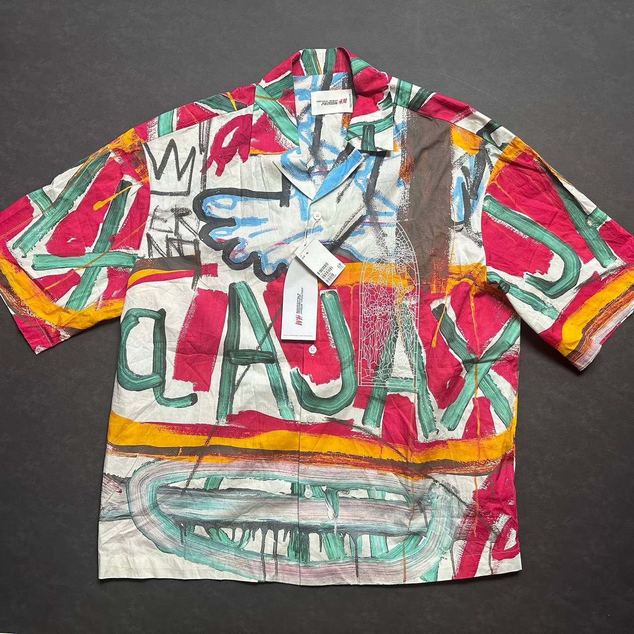 H&M × Jean-Michel Basquiat Jean Michel Basquiat H&M Ev Bravado Tela D’Amore Size US XL / EU 56 / 4 - 1 Thumbnail