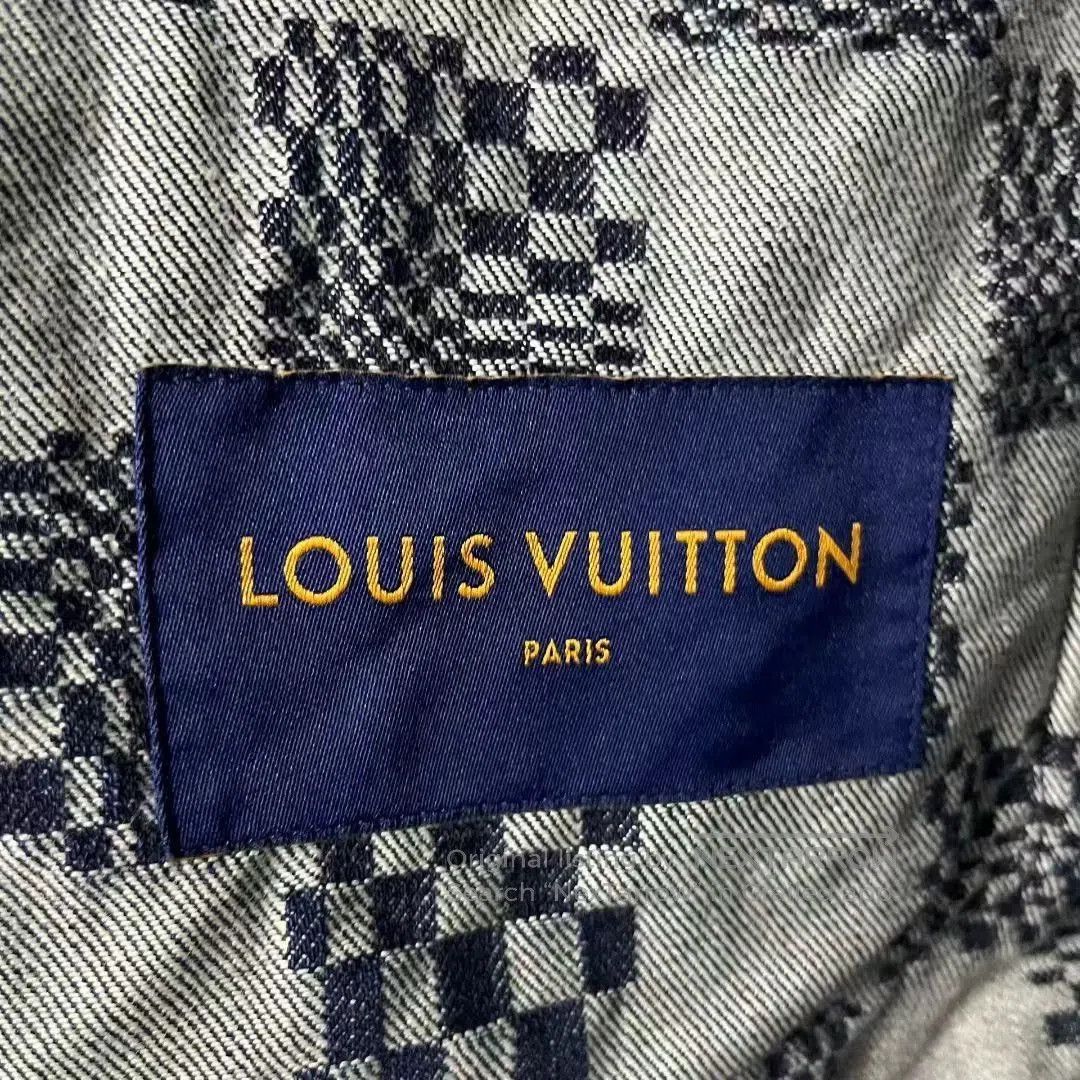 Louis Vuitton black checkered long sleeve denim jacket. Size US L / EU 52-54 / 3 - 3 Thumbnail