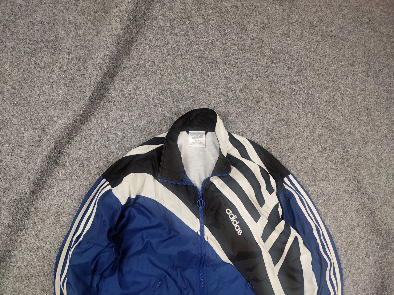 Adidas Vintage 90’s Adidas Originals Blue Zip Track Jacket Retro Size US L / EU 52-54 / 3 - 1 Thumbnail