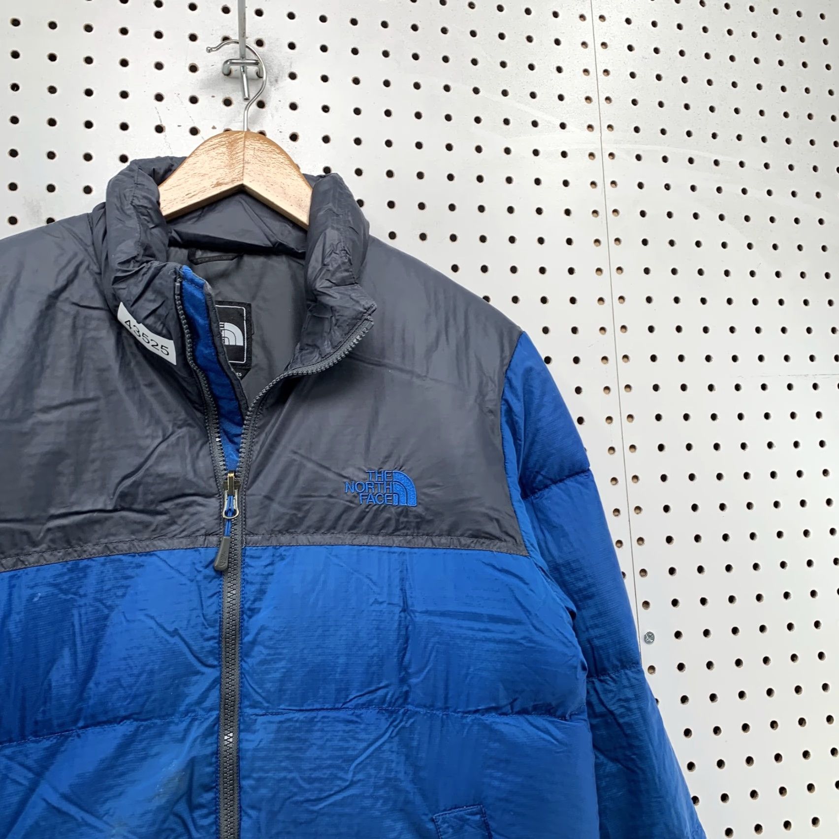 The North Face The North Face 700 Down Puffer Jacket Mens Small Blue Gray Winter - Regular Fit, Down Insulation, Nylon Shell, Zip, Logo, Outdoor, Men Size US S / EU 44-46 / 1 - 7 Thumbnail