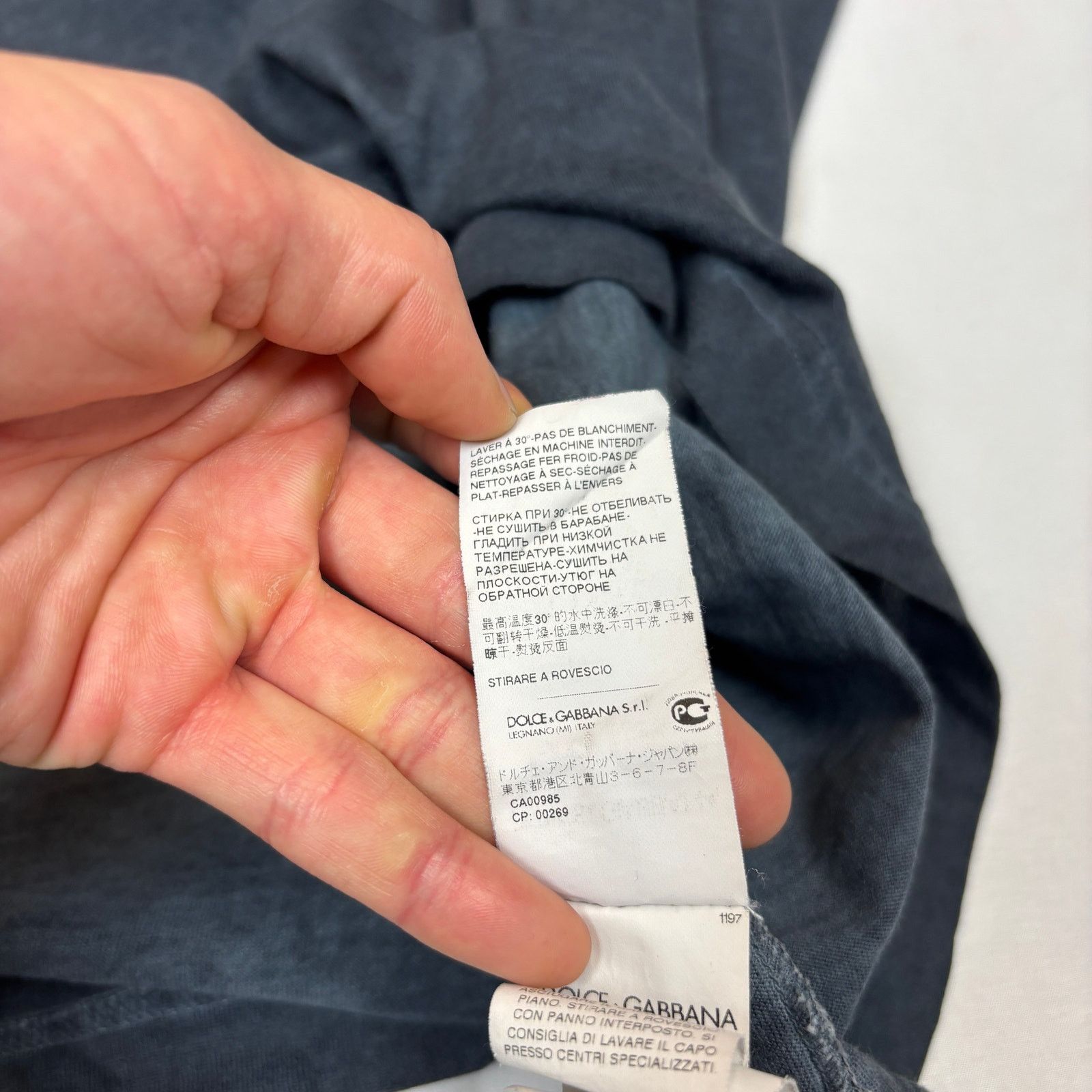 Dolce & Gabbana Rare Dolce & Gabbana Gym Edition Faded Washed Tee Shirt XL Size US XL / EU 56 / 4 - 8 Thumbnail