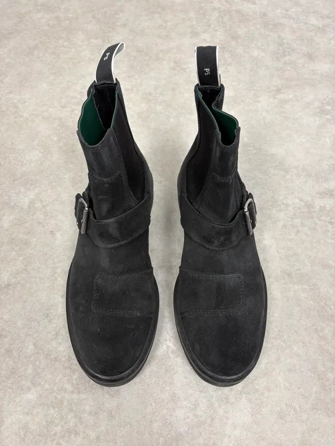 Paul Smith Paul Smith Black Suede Leather Buckle Classy Boots Size US 8.5 / EU 41-42 - 2 Thumbnail