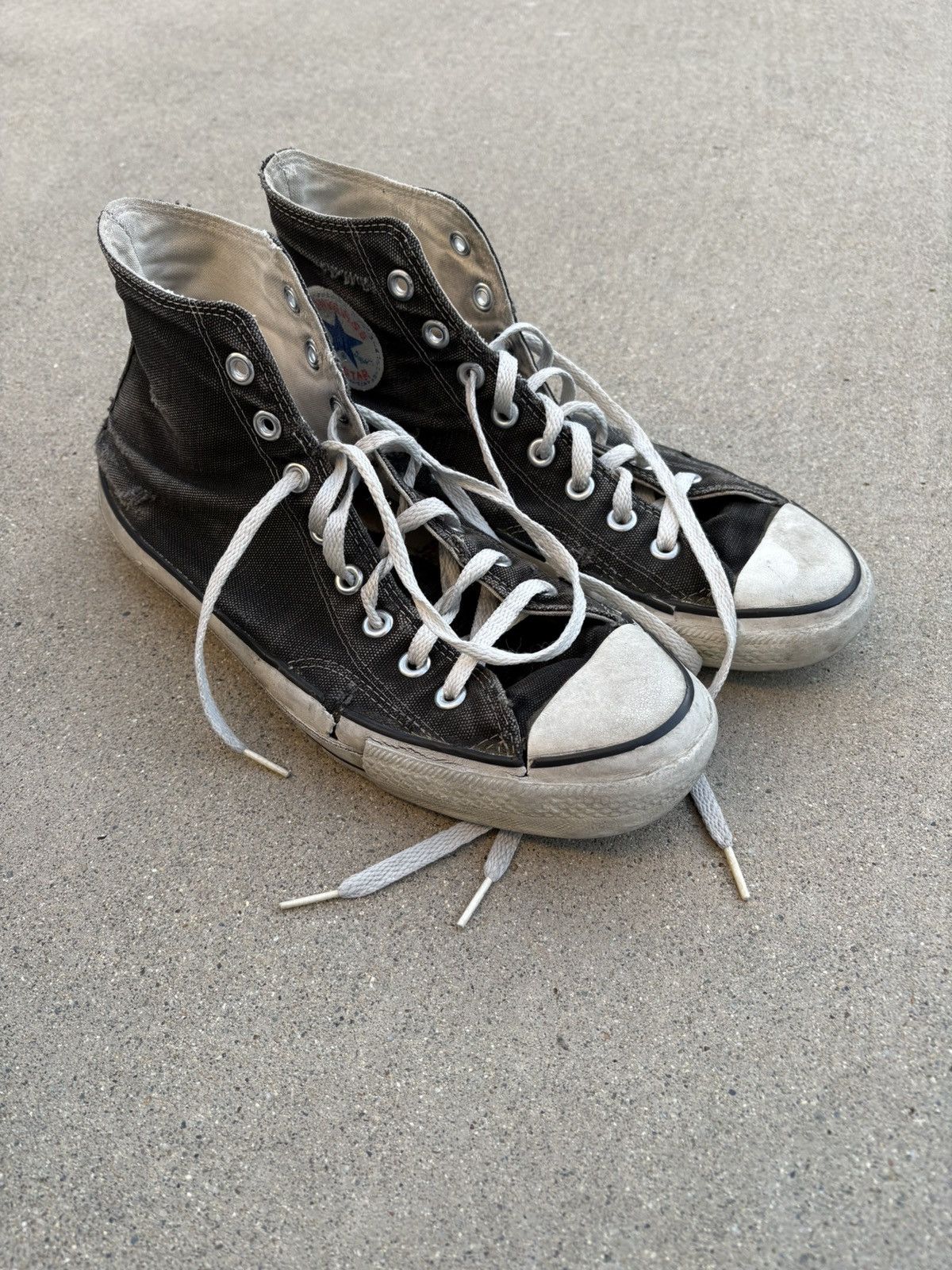 Converse × Vintage Vtg 90s New Converse Size 11.5 Cons React Mid 
