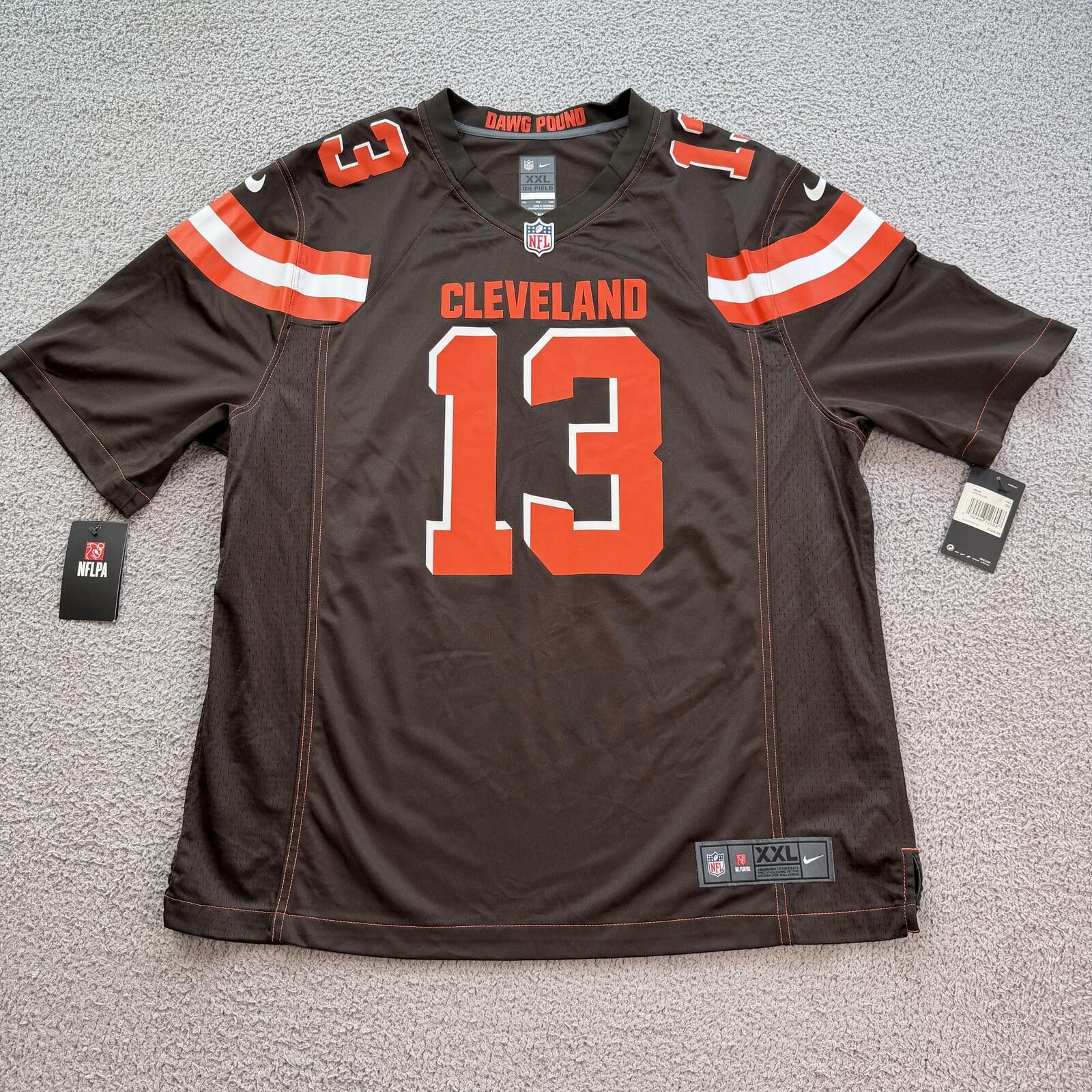 Nike Nike Cleveland Browns Odell Beckham Jr #13 Jersey XXL NWT Size US XXL / EU 58 / 5 - 1 Thumbnail