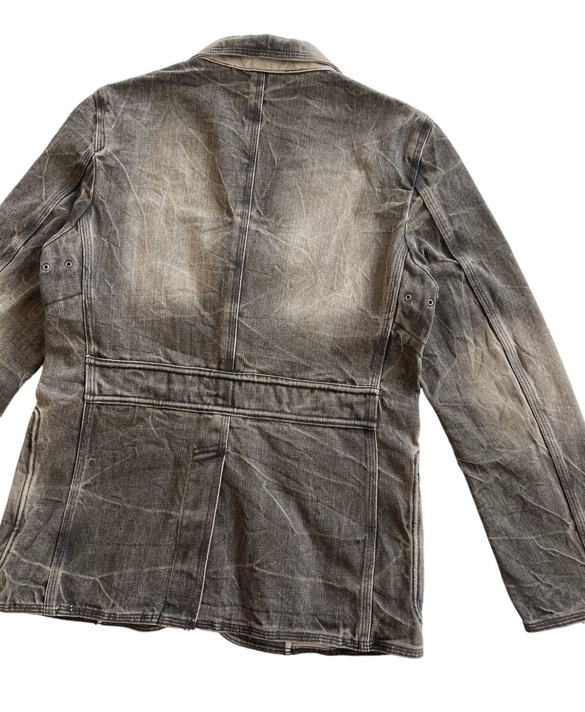 Japanese Brand Jun Men Washed Denim Chore Jacket Size US S / EU 44-46 / 1 - 8 Thumbnail
