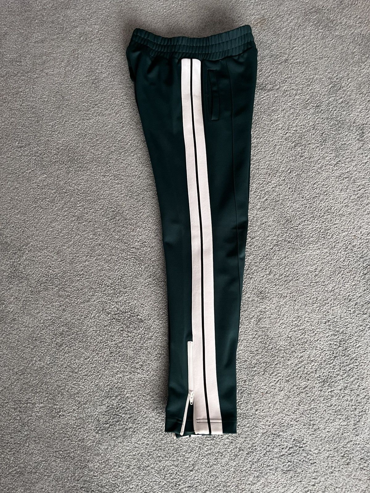 Palm Angels Palm angels green/ white classic track pants size XS Size US 29 - 7 Thumbnail