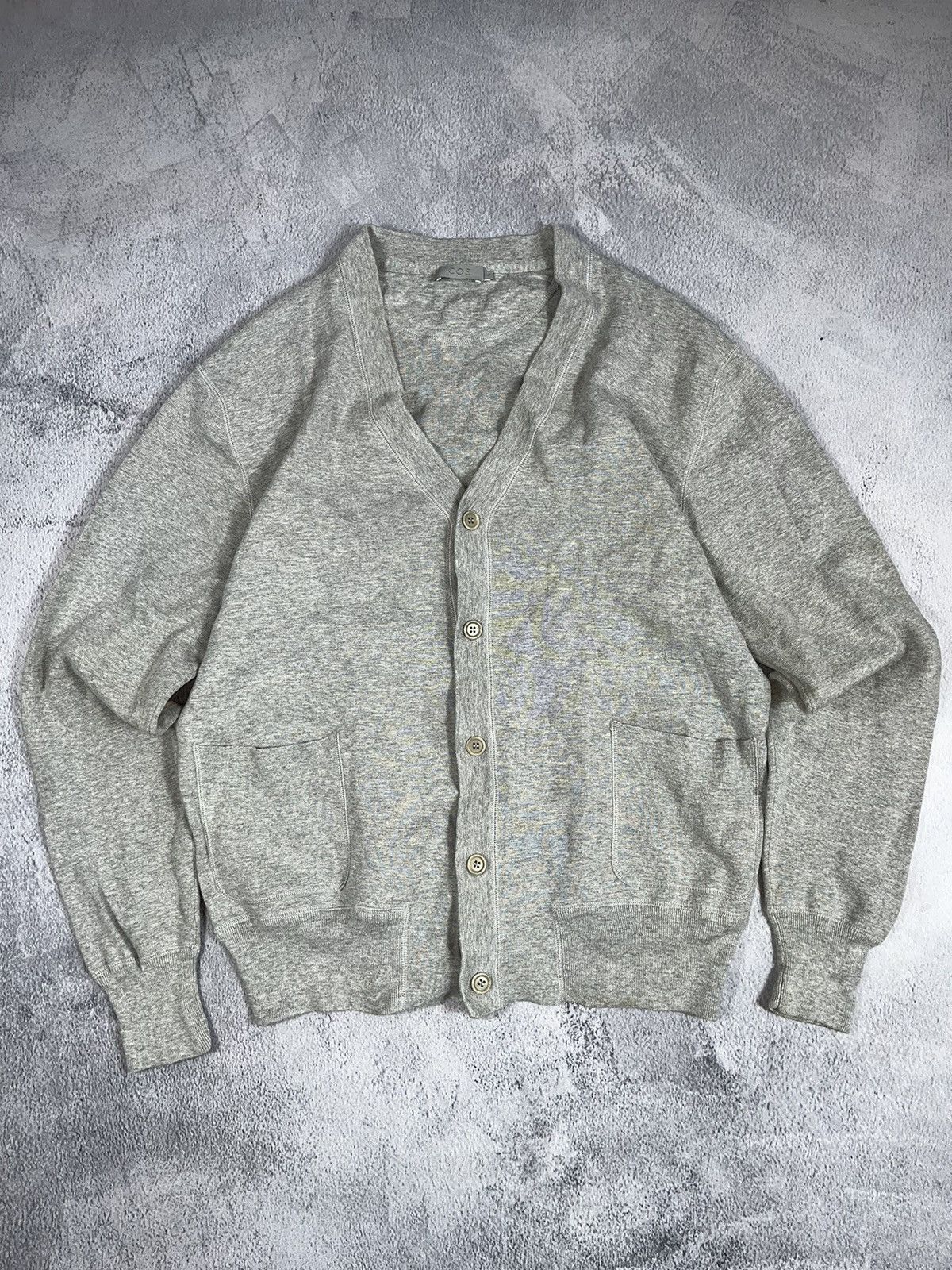 Cos Vintage 90s COS blank cardigan old money sweater XL Size US XL / EU 56 / 4 - 1 Thumbnail