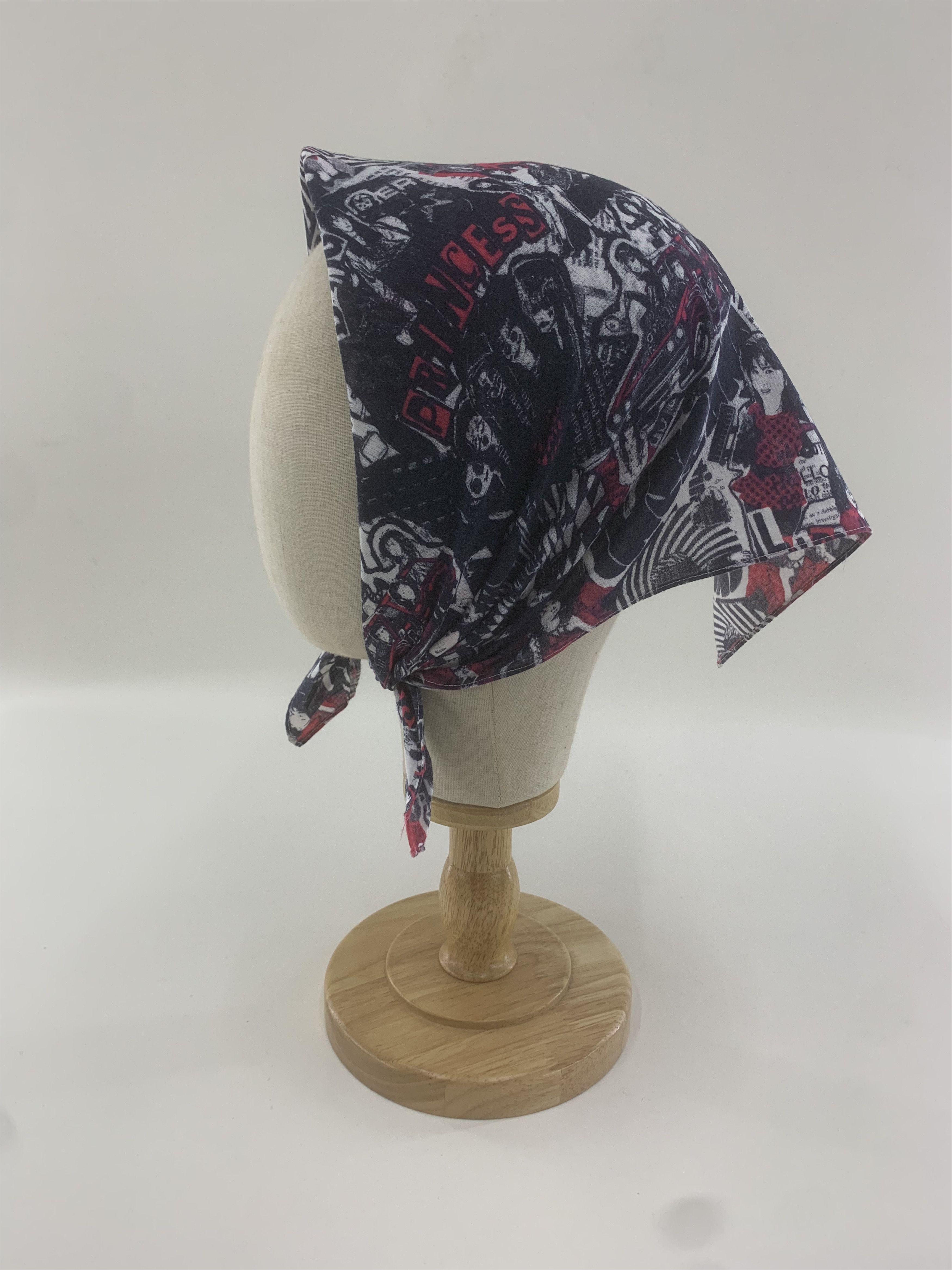 Vintage Princess Handkerchief Bandana Neckerchief TB3355 Size ONE SIZE - 3 Thumbnail