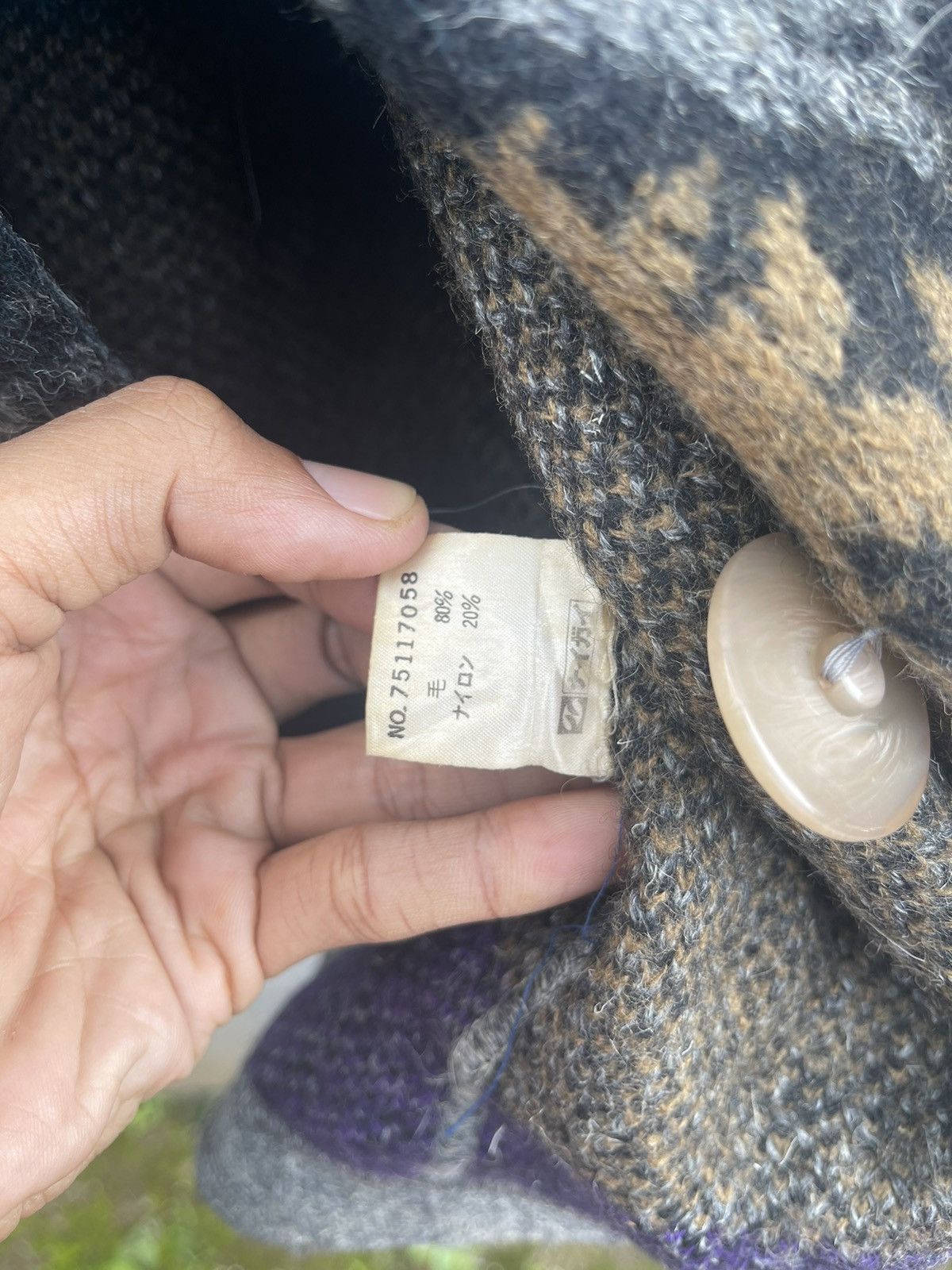 Designer Vintage Castleberry New York Wool Jacket Bold Floral Pattern Size L / US 10 / IT 46 - 17 Thumbnail