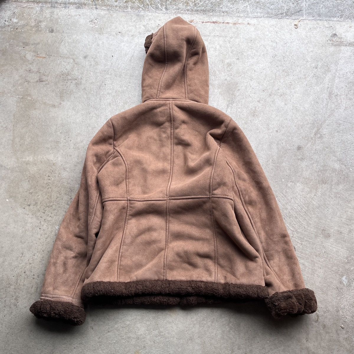 Croft & Barrow Vintage Y2K Croft & Barrow Suede Fur Lining Zip Up Hoodie Size M / US 6-8 / IT 42-44 - 2 Thumbnail