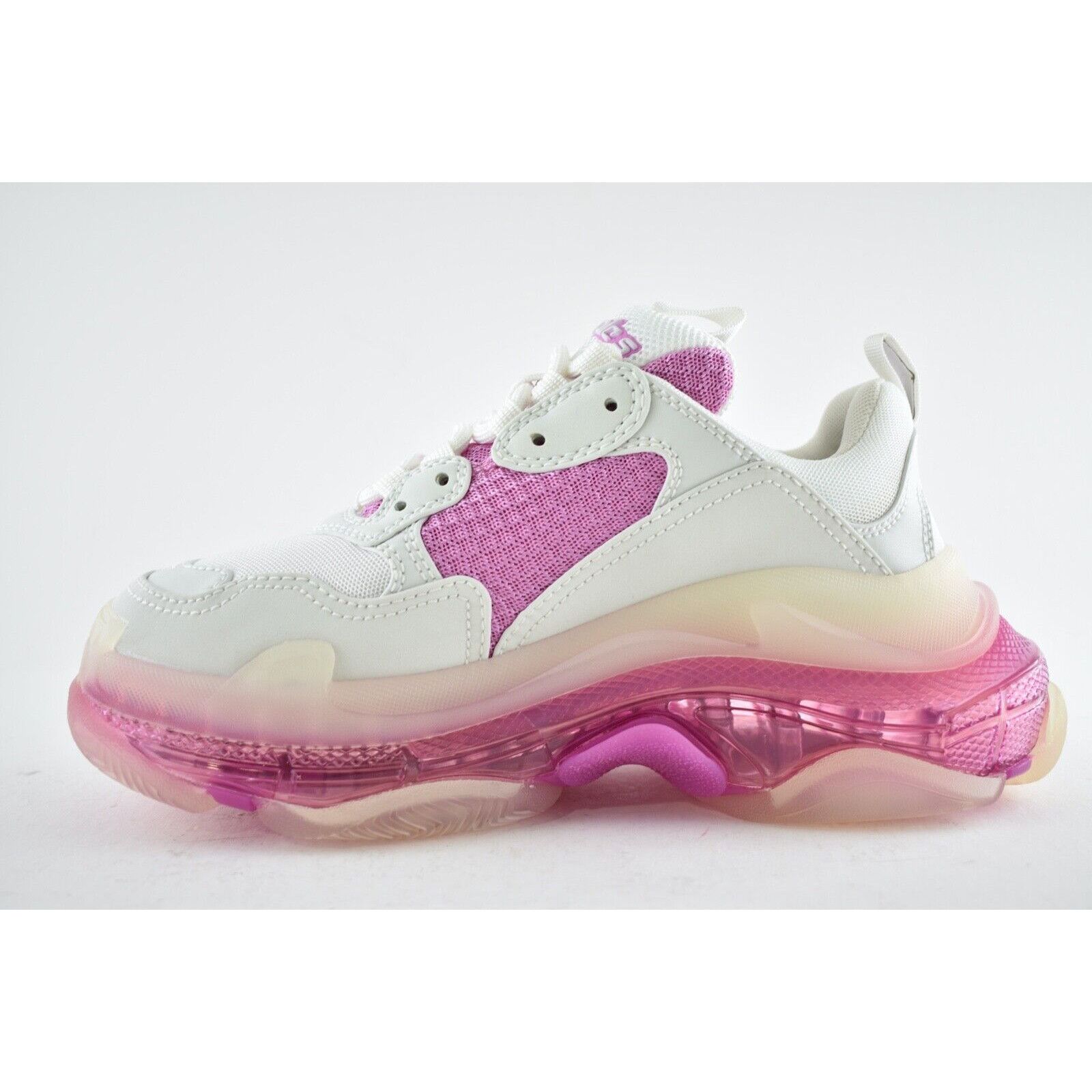 Balenciaga Triple S Sneaker Women Clear Low Platform Flat Trainer 37 Size US 7 / IT 37 - 8 Thumbnail
