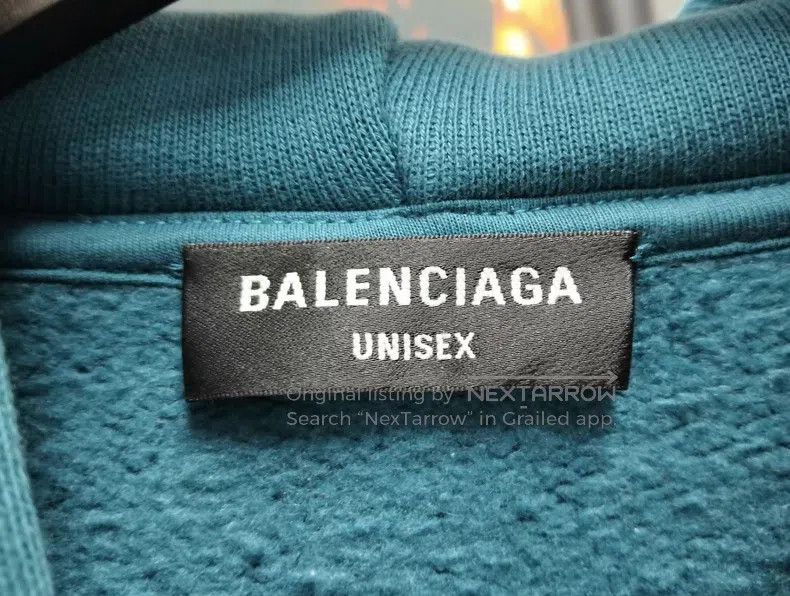 Balenciaga Balenciaga Hooded pullover sweatshirt L size Size US L / EU 52-54 / 3 - 3 Thumbnail