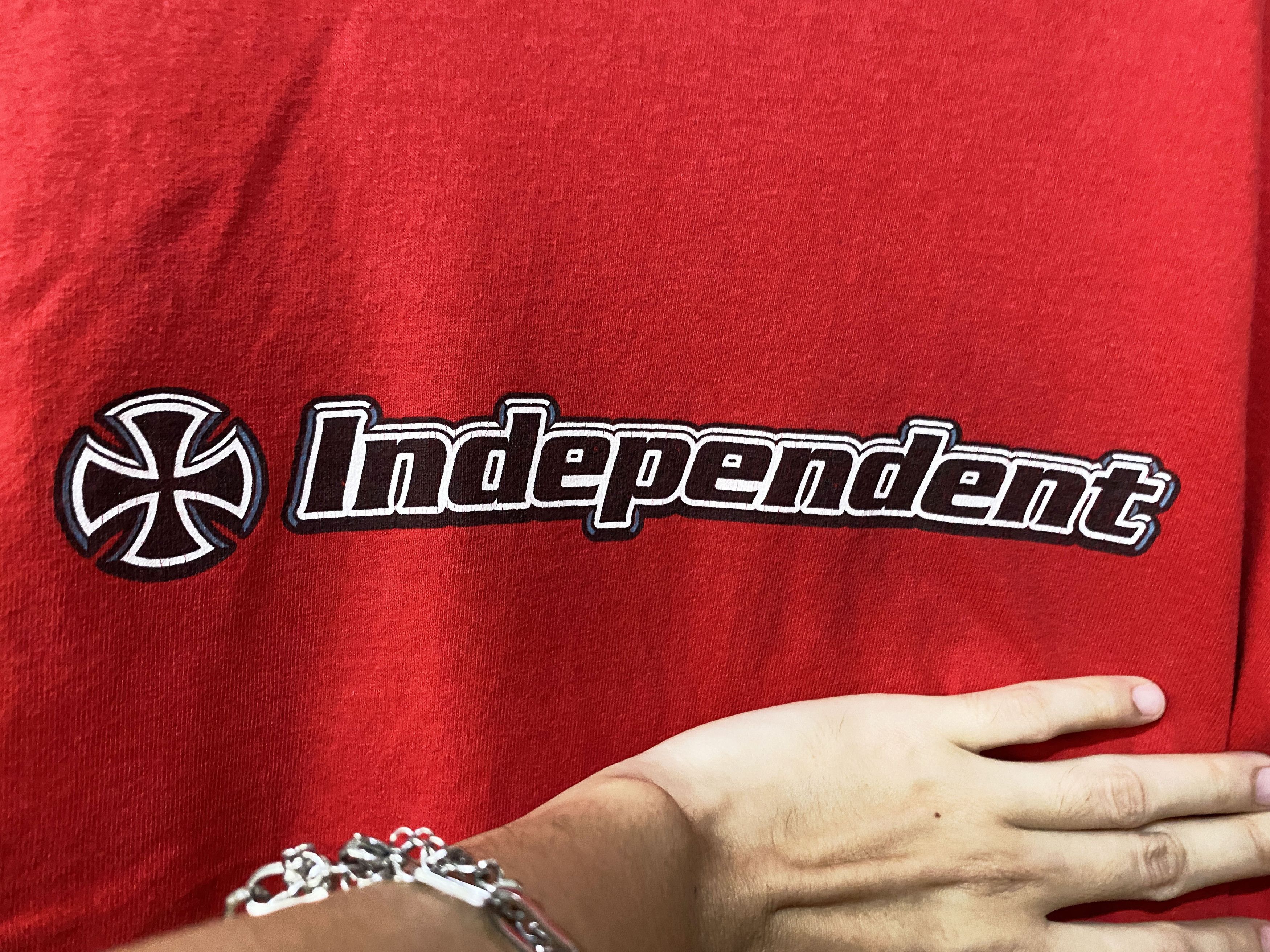 Independent Truck Co. Vintage 90s Independent Skateboard Shirt Size US XXS / EU 40 - 3 Thumbnail