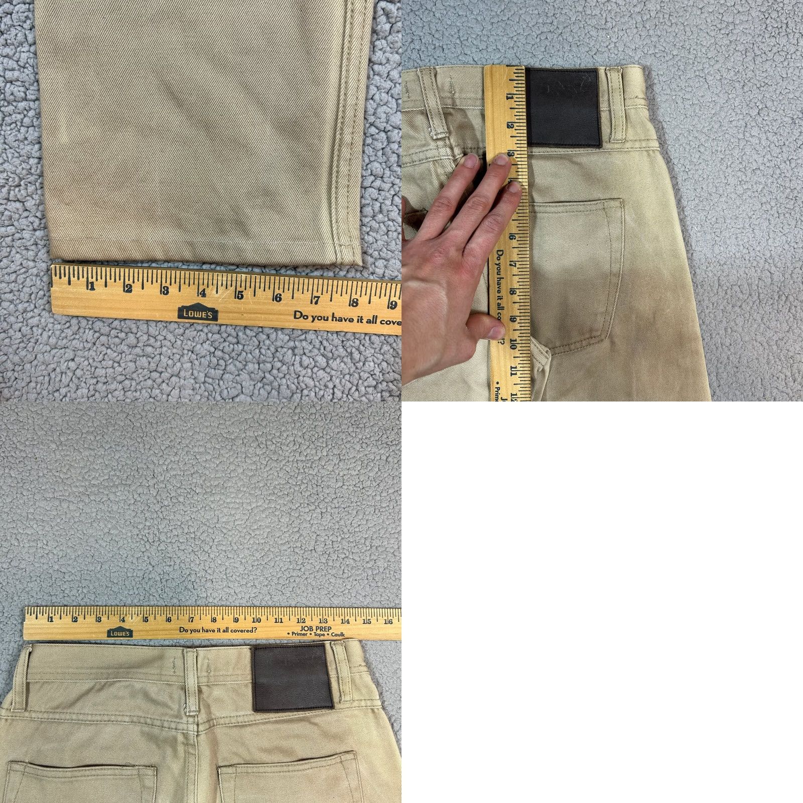 The Unbranded Brand Unbranded Brand Men’s Tan Khaki Pants 30x30 Button Fly Selvedge USA Made Chino Casual 5-Pocket Straight Java? Size US 30 / EU 46 - 8 Thumbnail