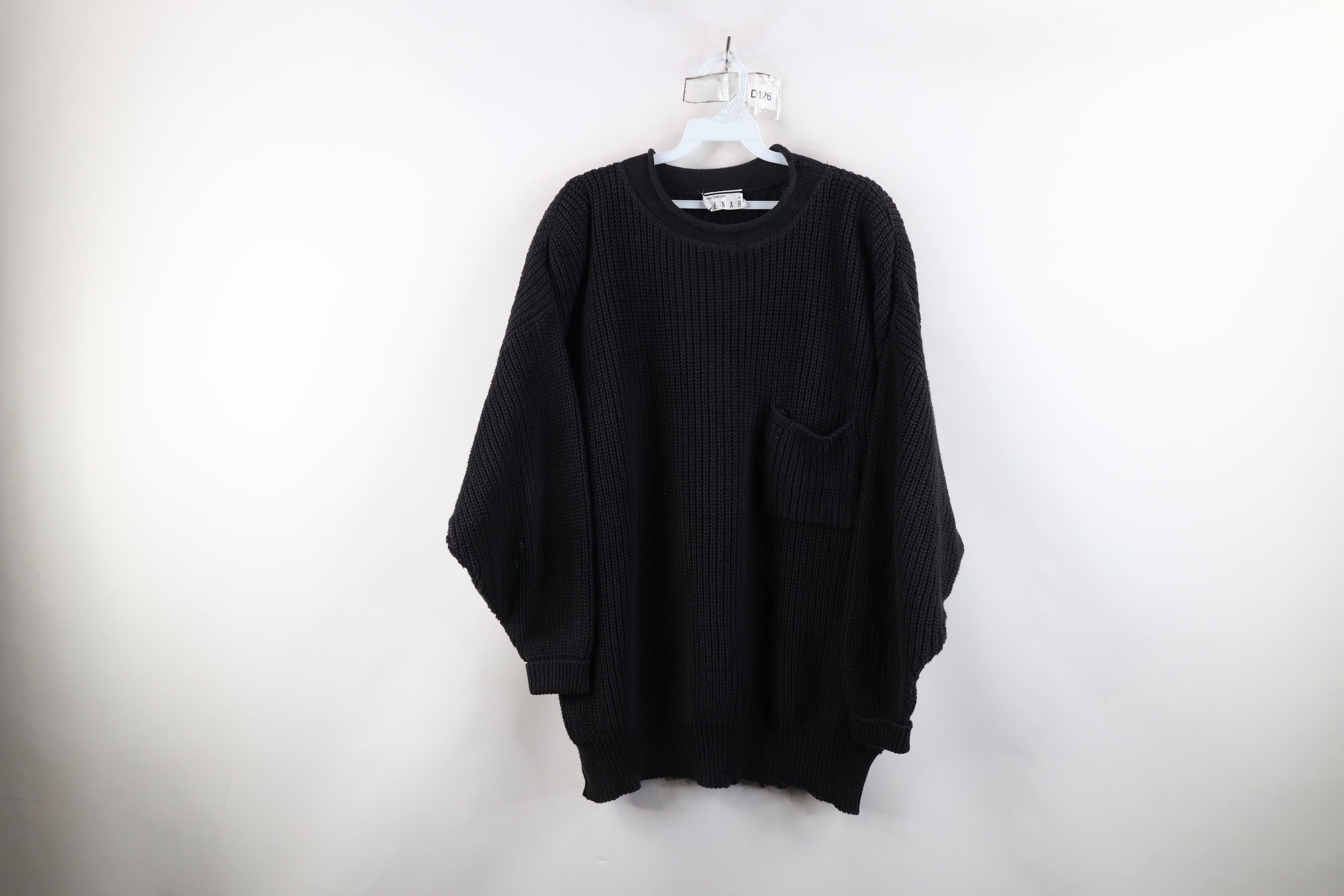 Vintage Vintage 90s Streetwear Marled Chunky Ribbed Knit Sweater Size 3XL / US 20-22 - 1 Thumbnail