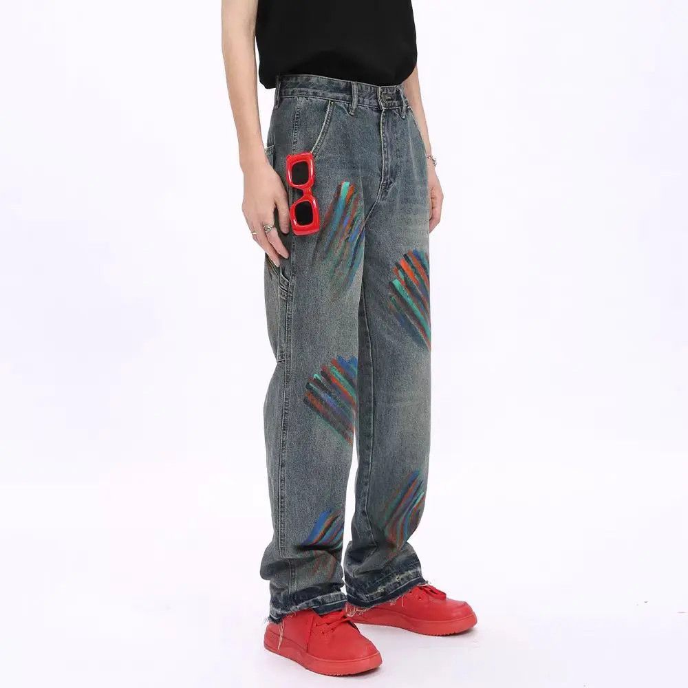 Designer × Japanese Brand Vintage Streetwear Harajuku Loose Casual Pants Size US 33 - 1 Thumbnail