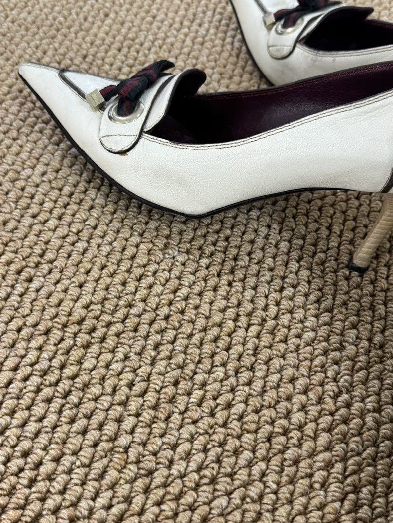 Gucci Gucci White High Heels with Classic Design-2506 Size US 8 / IT 38 - 6 Thumbnail