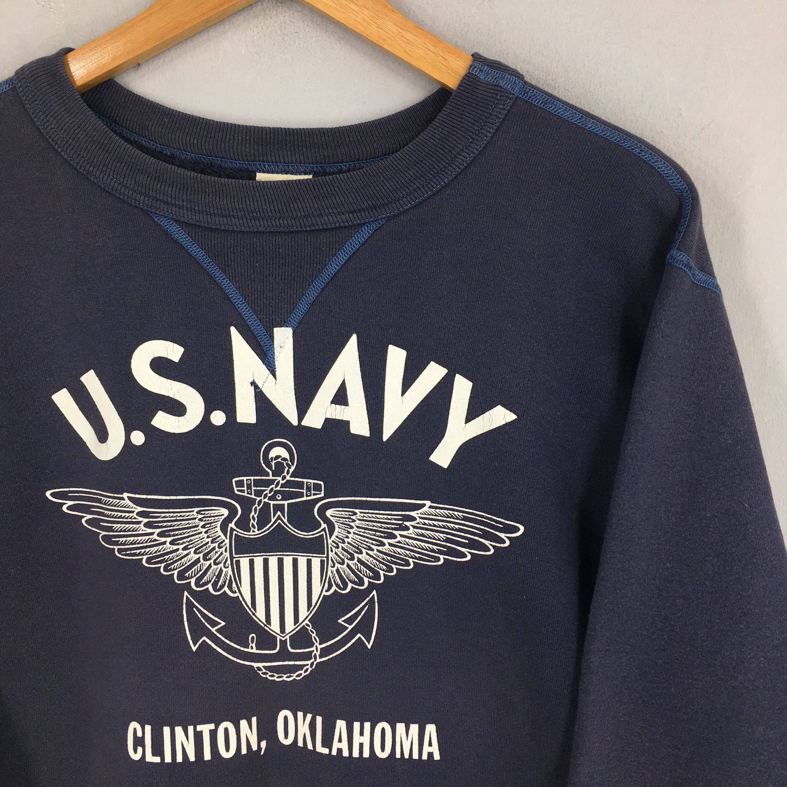 Buzz Rickson's Vintage Buzz Ricksons United States Navy Sweatshirt Medium Size US M / EU 48-50 / 2 - 2 Thumbnail