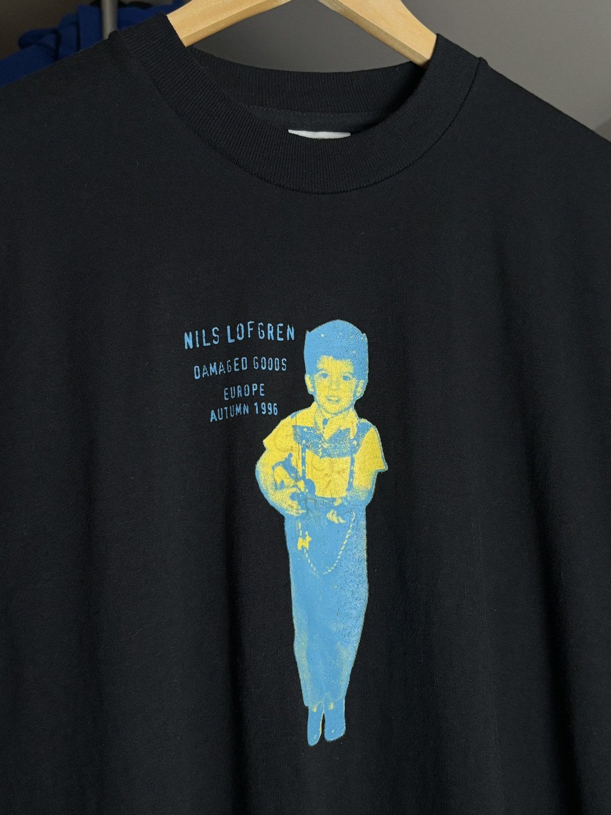 Band Tees Vintage Nils Lofgren Damaged Goods 1996 Tour T-Shirt Single Size US XL / EU 56 / 4 - 3 Thumbnail