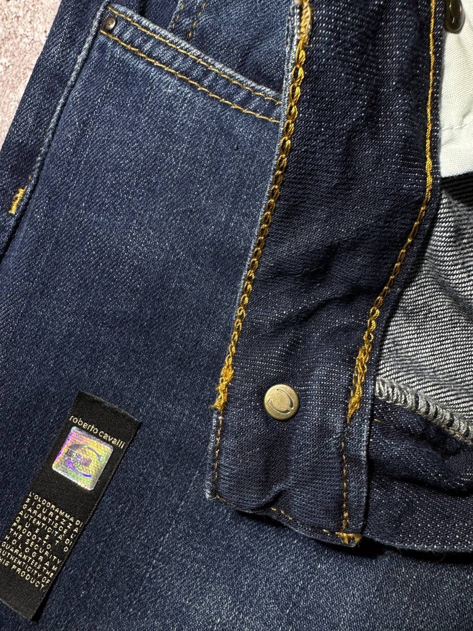 Just Cavalli Just Cavalli Roberto Vintage Embroidered Pocket Denim Jeans Size US 32 / EU 48 - 15 Thumbnail