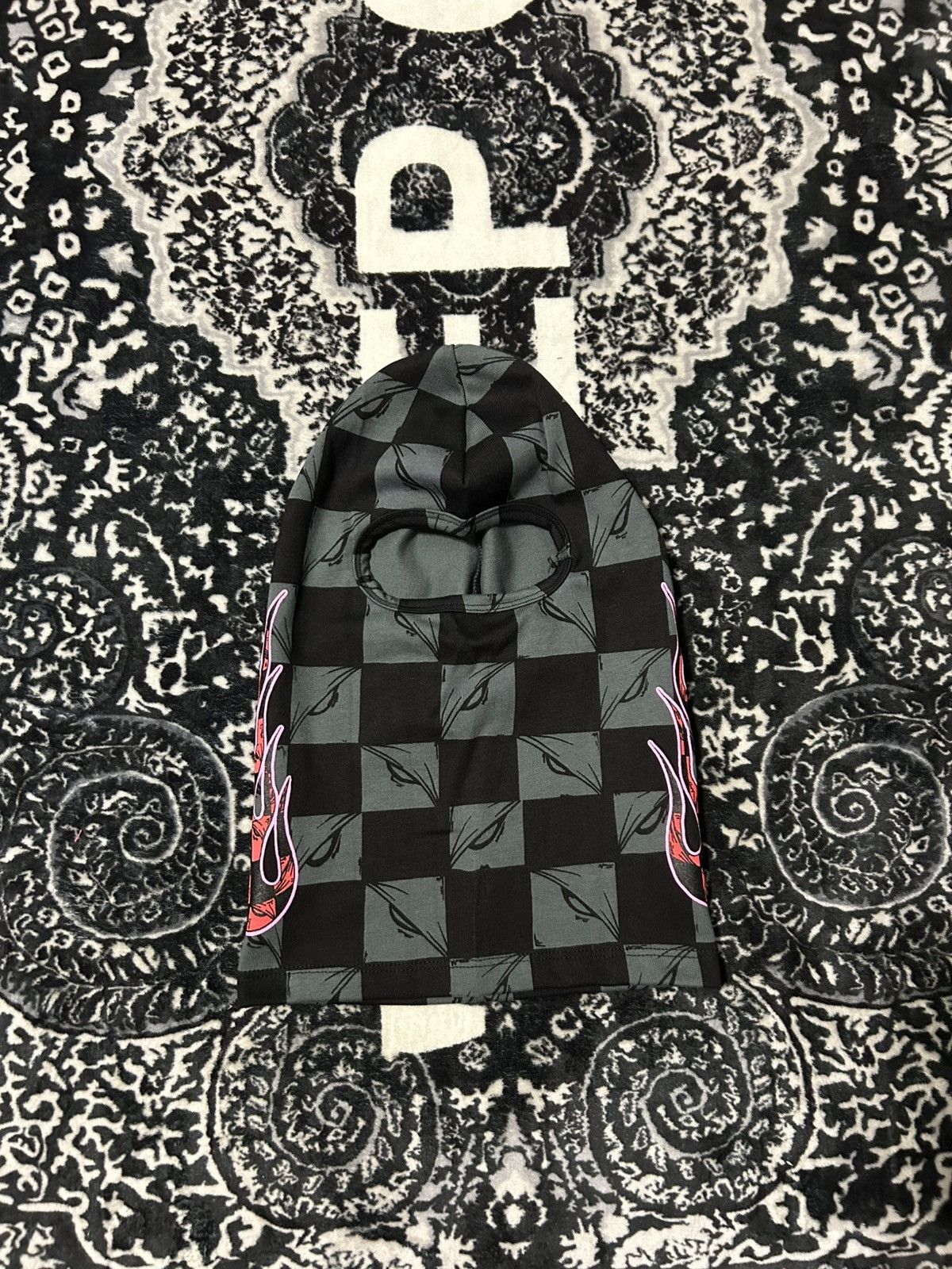Matty Boy Matty boy Anti Promo 99 Eyes Flames Ski mask Size ONE SIZE - 2 Thumbnail