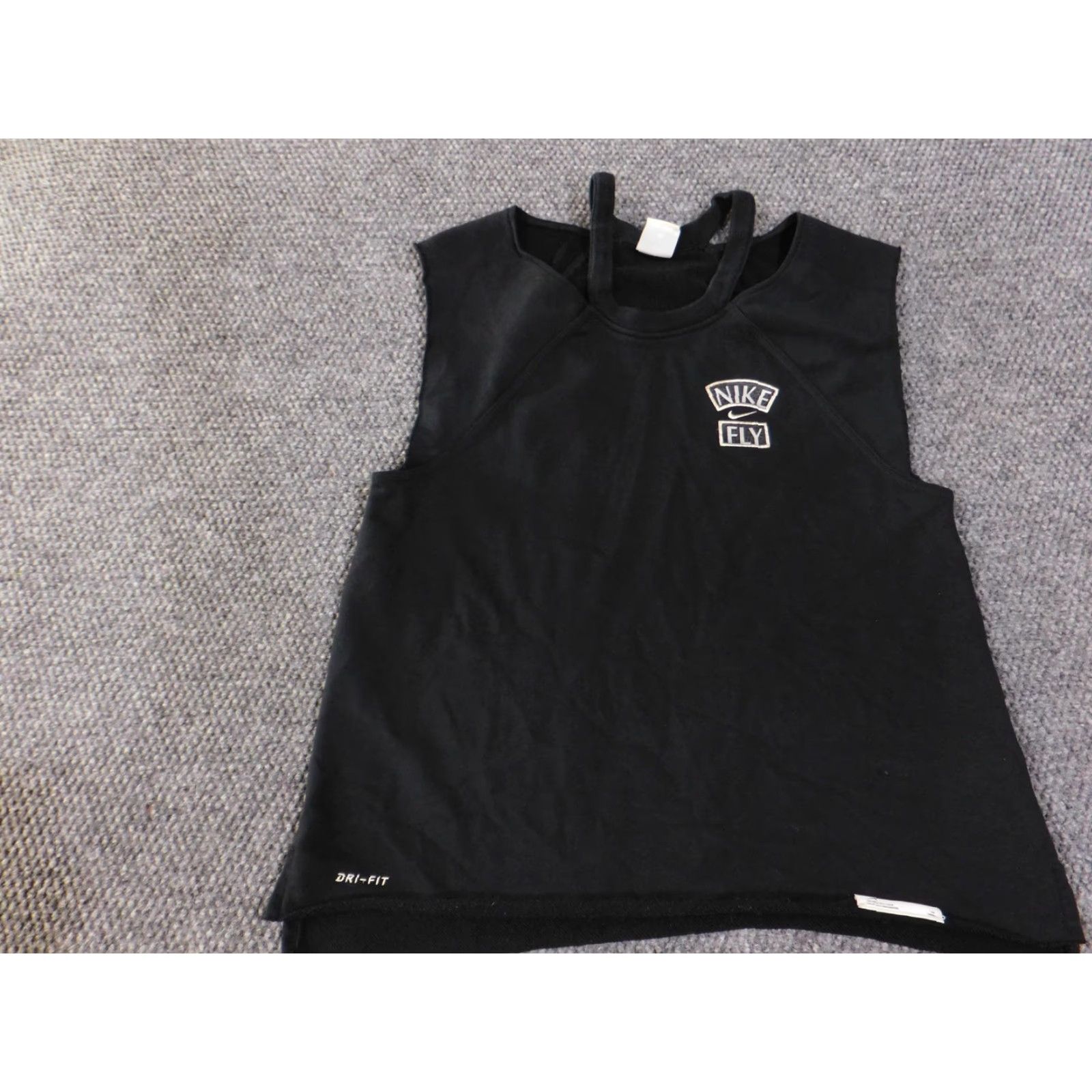 Nike Nike Dri-FIT Shirt Womens Medium Black Tank Top Fly Queen of Courts Size M / US 6-8 / IT 42-44 - 3 Thumbnail
