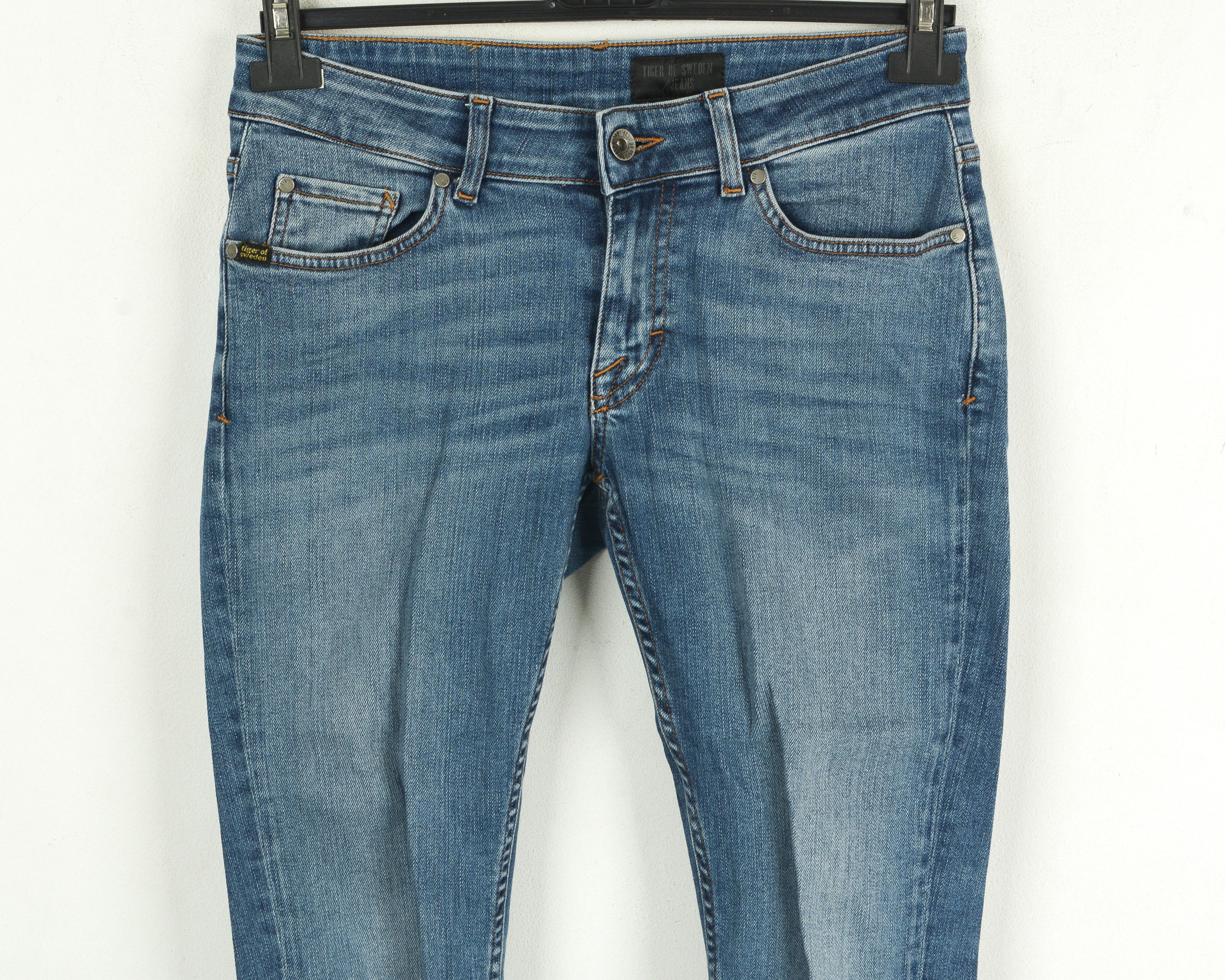 Tiger of Sweden Slender Men's W28 L30 Jeans Denim Pants Trousers Skinny Zip Size US 28 / EU 44 - 2 Thumbnail