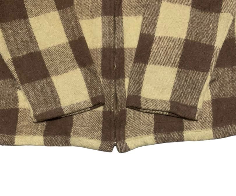 Japanese Brand Vintage 90s Octopus Army Zipper Wool Flannel Shirt Jacket Size US M / EU 48-50 / 2 - 3 Thumbnail