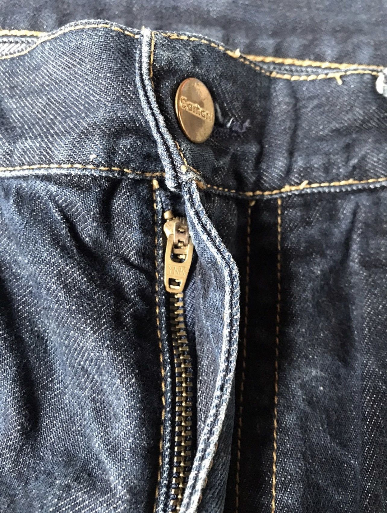 Carhartt Carhartt Vintage Indigo Denim Pants Leather Tab Size US 34 / EU 50 - 7 Thumbnail