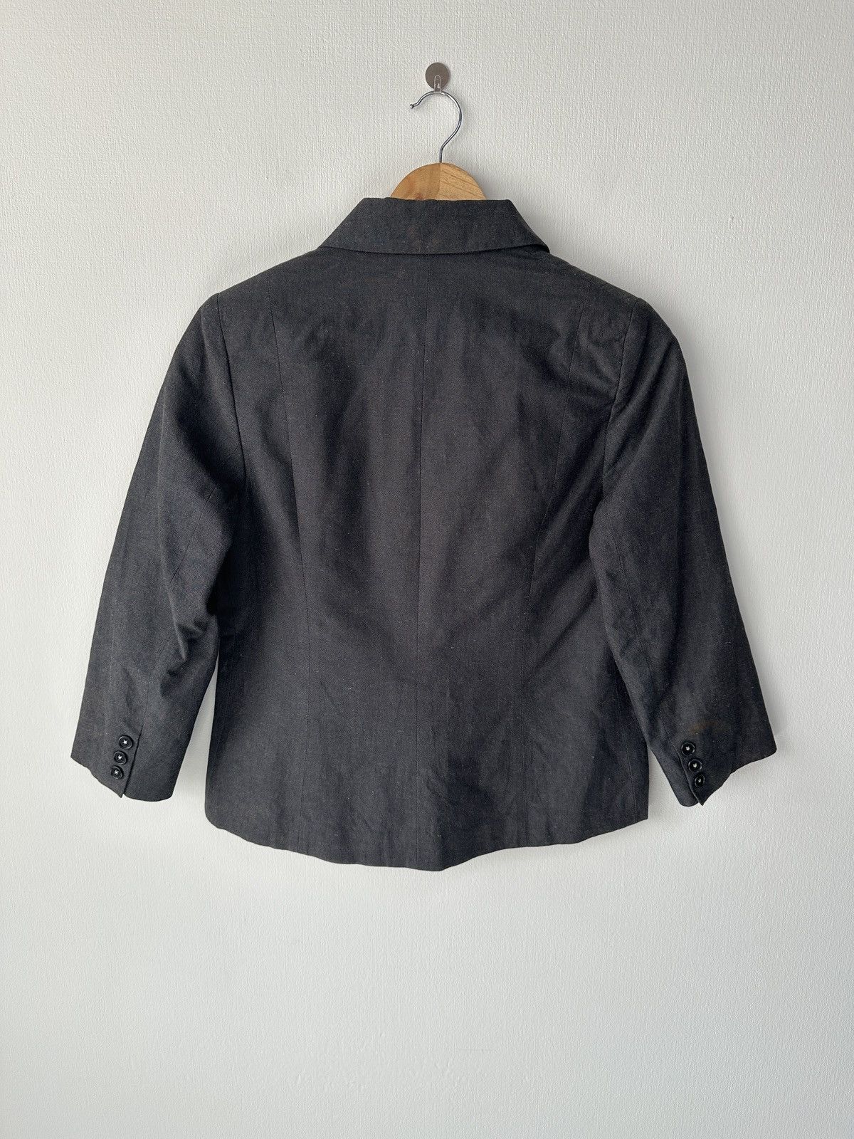 Other TOAST Linen Cotton Grey Double Breasted Blazer Jacket Size M / US 6-8 / IT 42-44 - 2 Thumbnail
