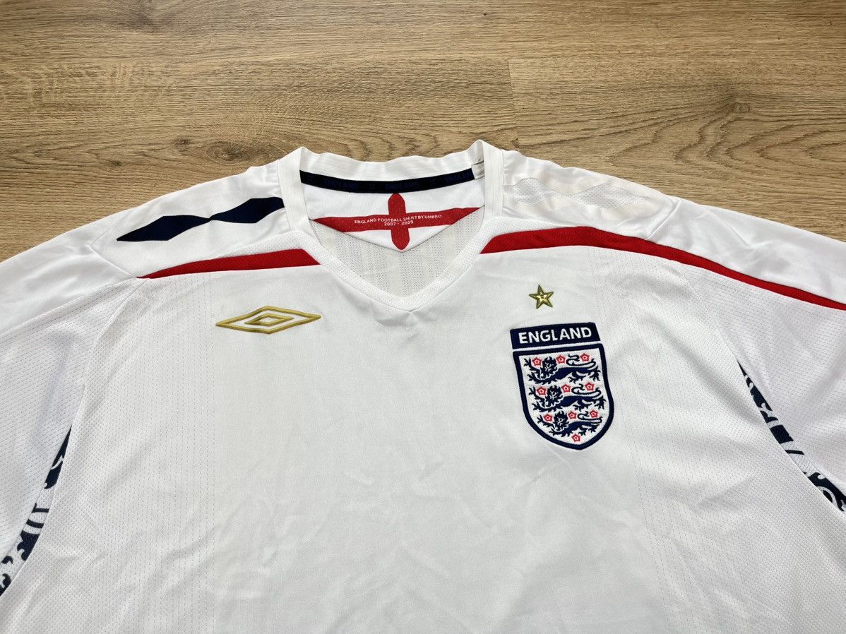 Umbro England 2007-2009 Home Shirt Umbro Soccer Jersey Size 3XL Size US XXL / EU 58 / 5 - 2 Thumbnail