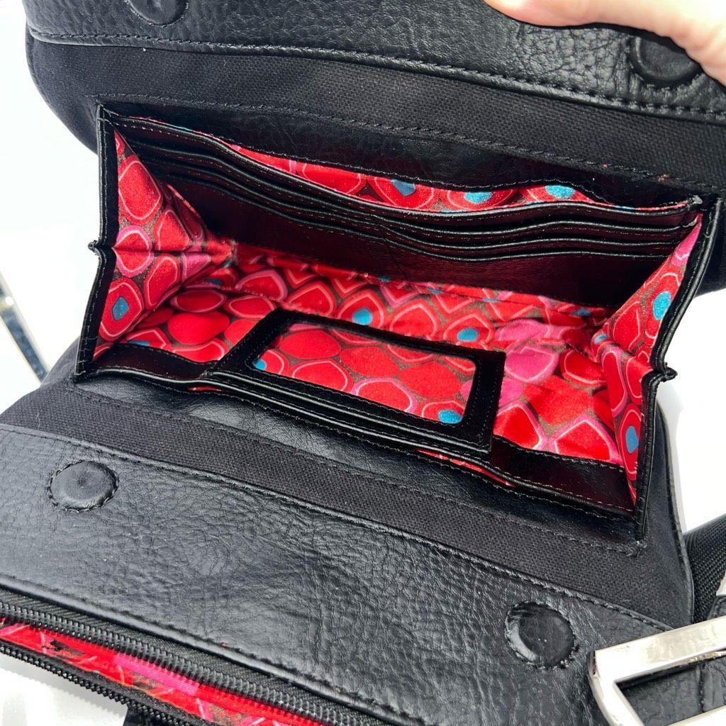 Other Tignanello Utility II Black Canvas and Leather Crossbody with Pouch Size ONE SIZE - 15 Thumbnail