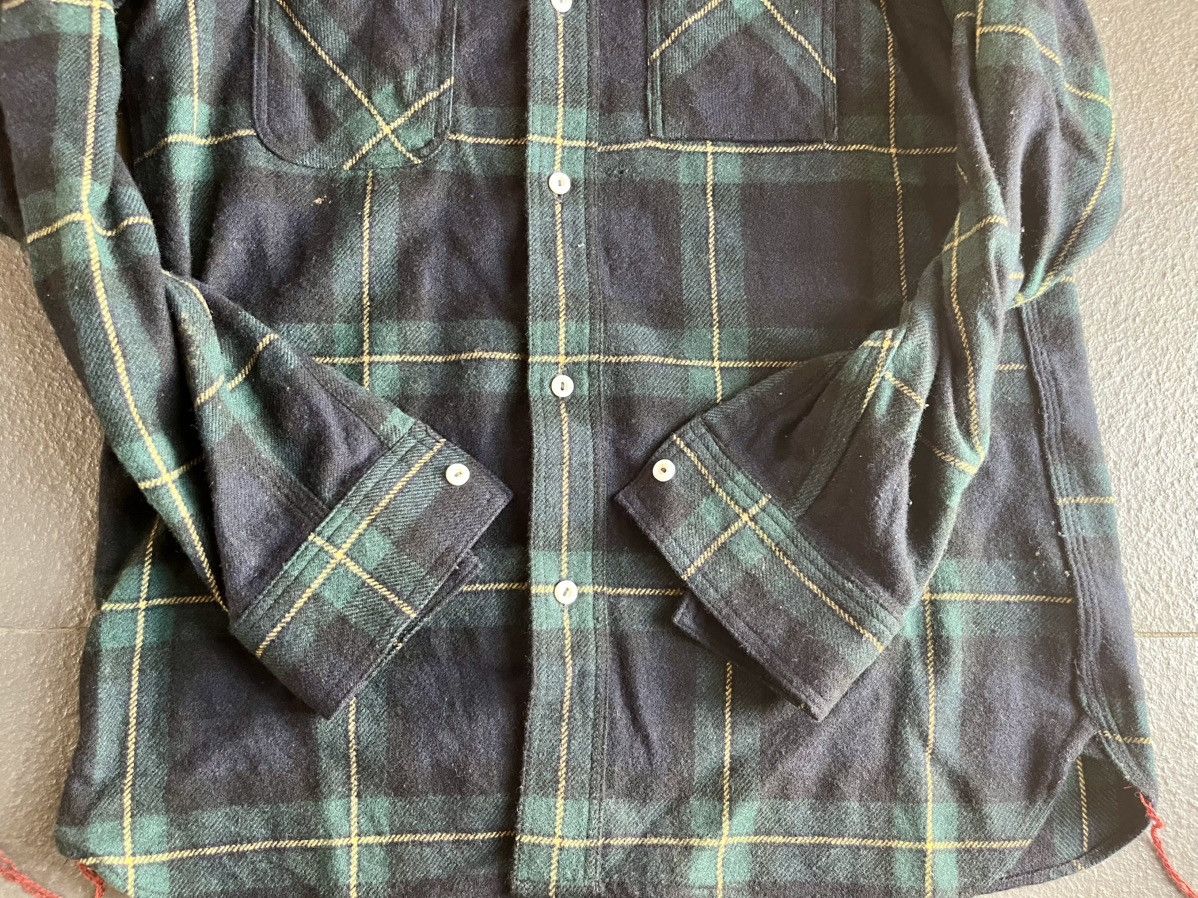 Sugar Cane Sugar Cane Wool Shirt B/D Checkered Flannel Tartan Japanese Size US L / EU 52-54 / 3 - 11 Thumbnail