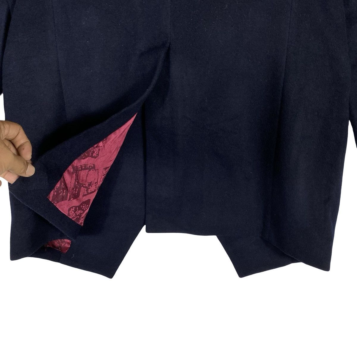 Vivienne Westwood Vivienne Westwood MAN Asymmetrical Navy Wool Coat Size US M / EU 48-50 / 2 - 13 Thumbnail