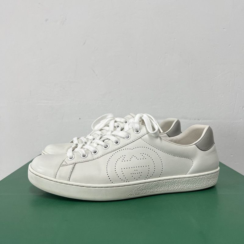 Gucci Gucci Ace Low-Top Fashion Sneakers for Men 0079 Size US 9 / EU 42 - 1 Thumbnail