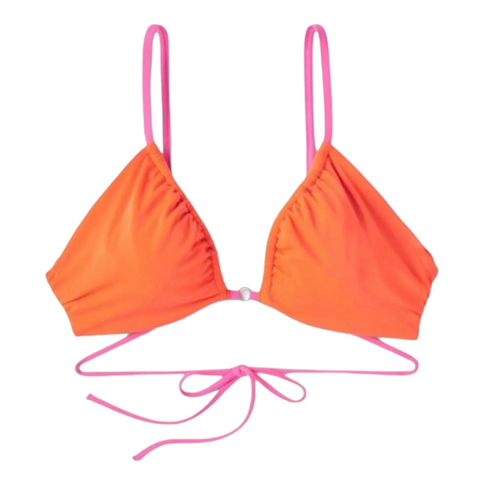 Other Shade & Shore - Women's Strappy Ring Detail Bikini Top - Ora Size ONE SIZE - 2 Thumbnail