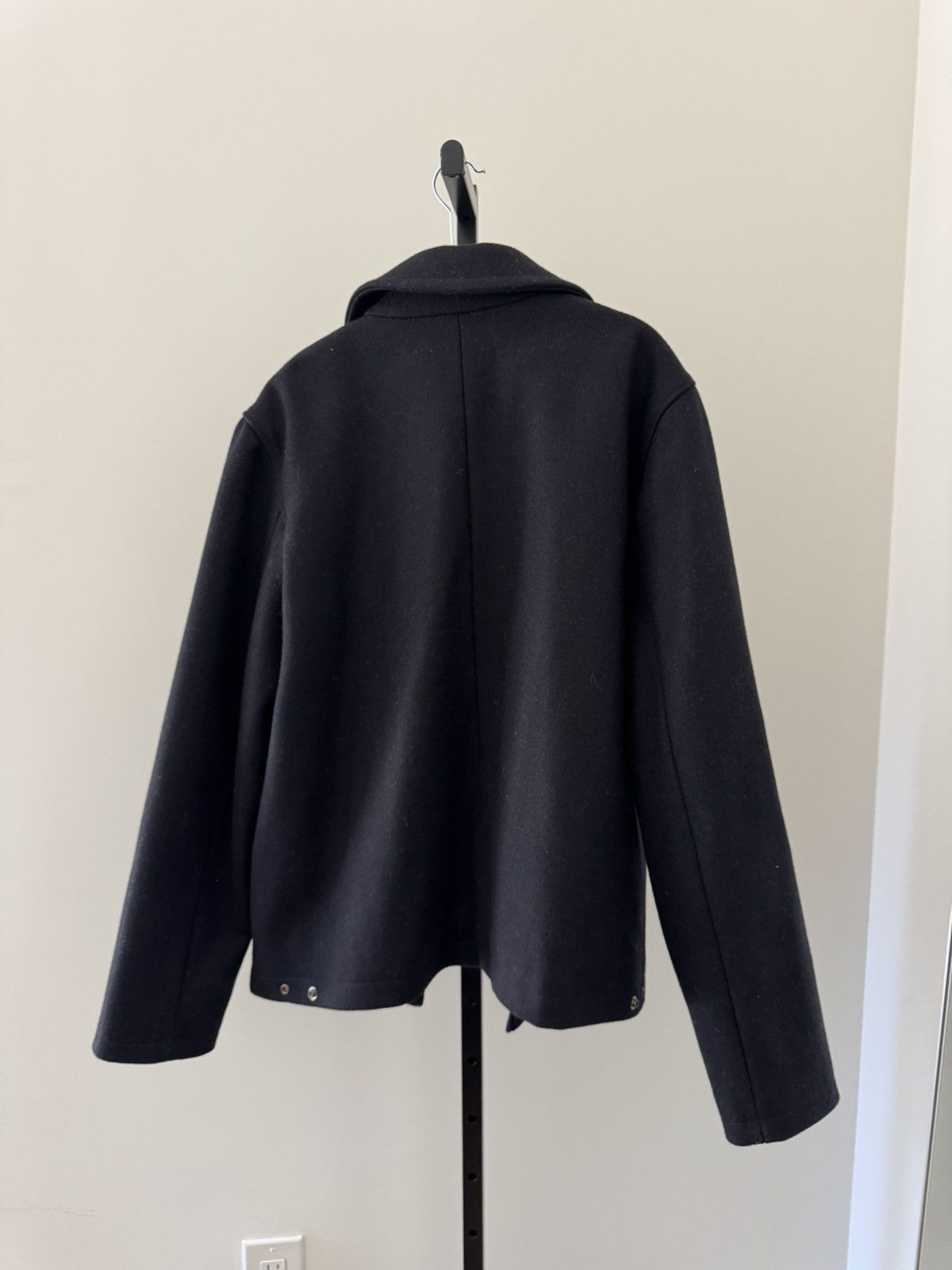 A.P.C. Blue Navy APC Bomber jacket with detachable shearling collar Size US M / EU 48-50 / 2 - 9 Thumbnail