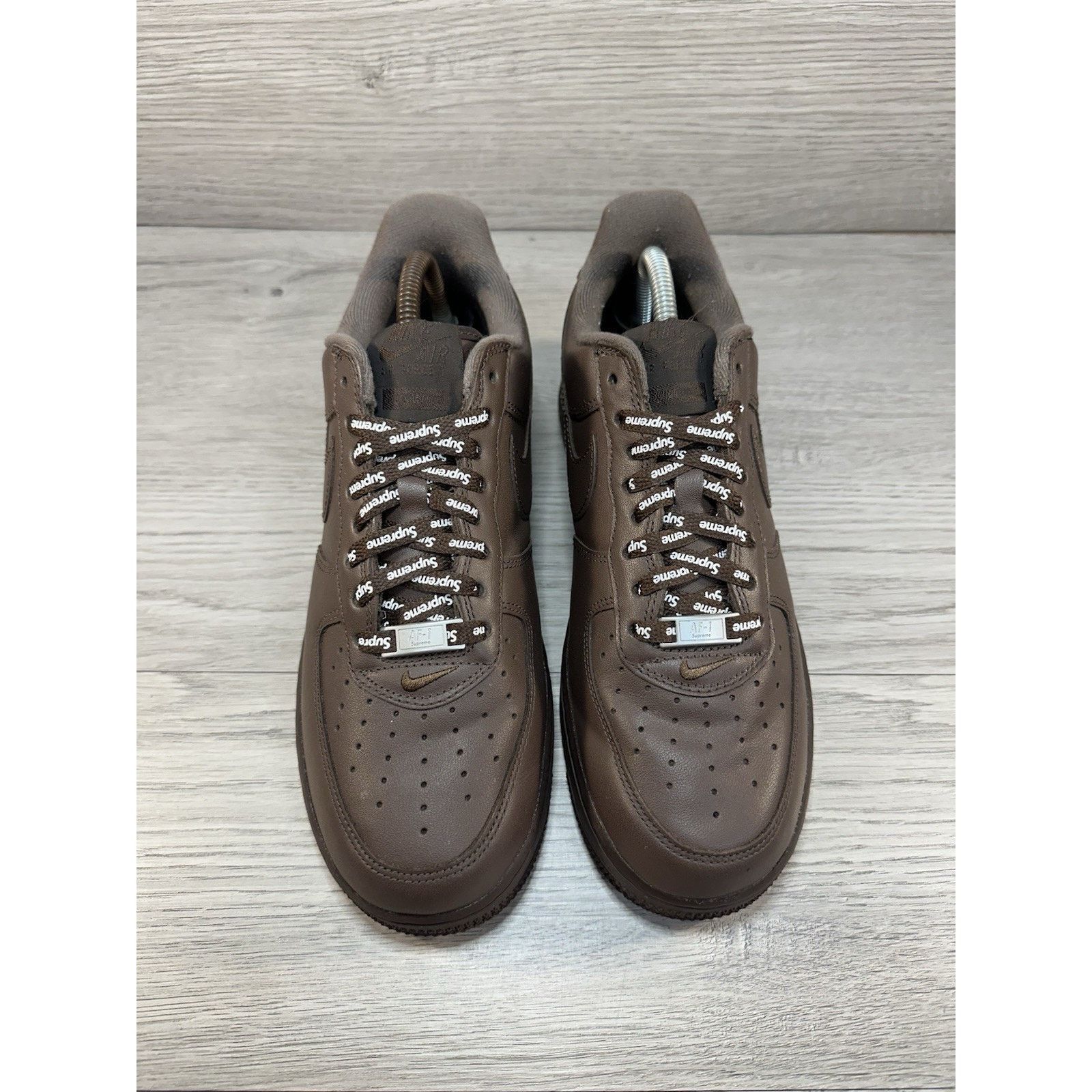 Nike Nike Supreme x Air Force 1 Low Box Logo Baroque Brown - 8.5 Size US 8.5 / EU 41-42 - 4 Thumbnail