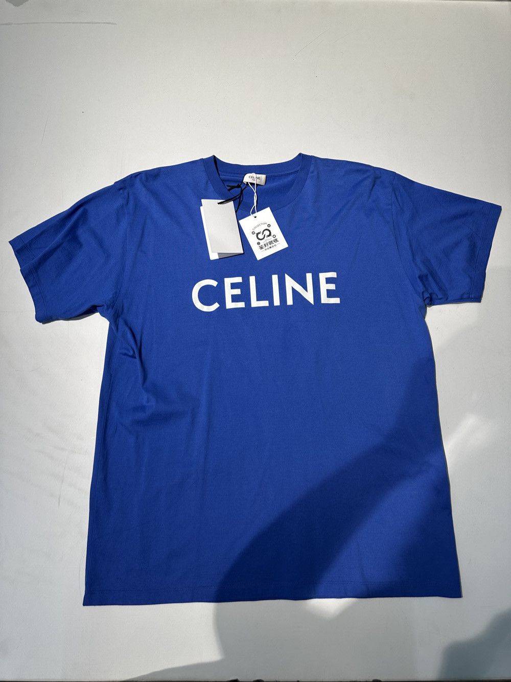 Celine Celine Logo Short Sleeve T-Shirt Size L Size US L / EU 52-54 / 3 - 1 Thumbnail