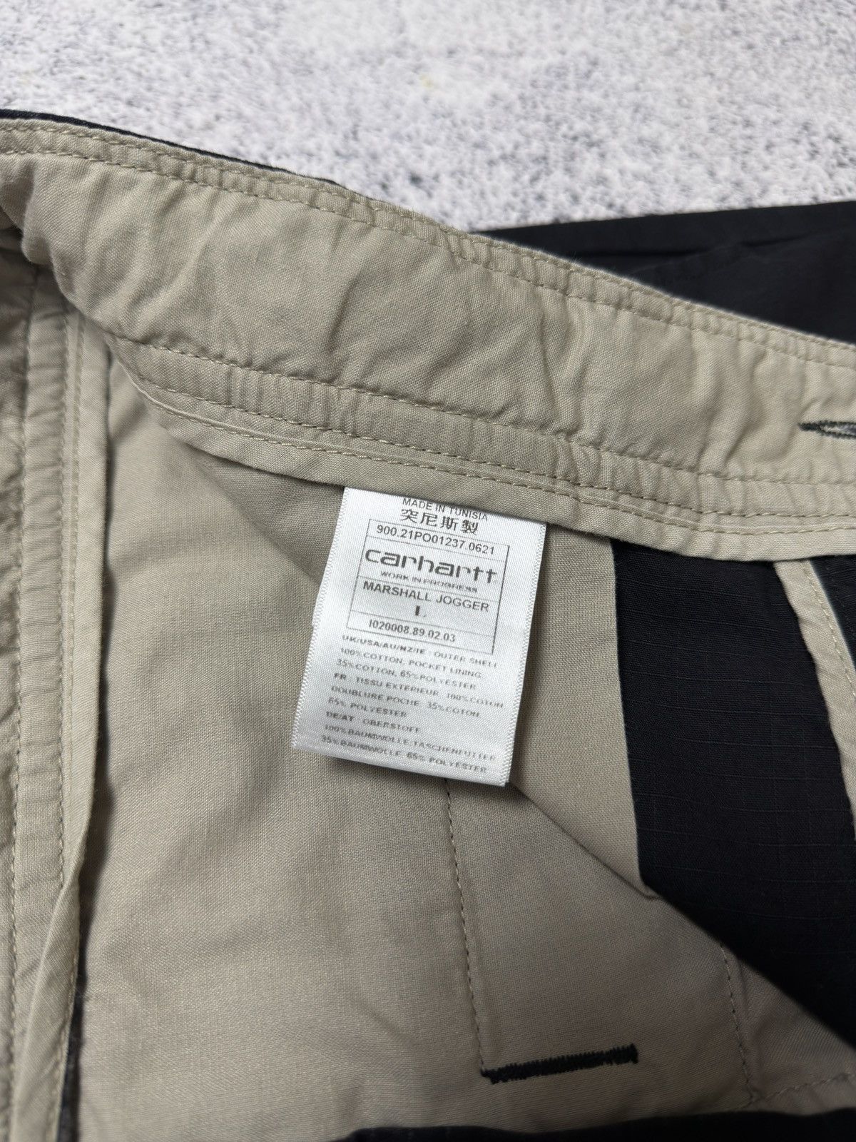 Carhartt Vintage Carhartt Marshall Jogger Black Pants Size US 34 / EU 50 - 9 Thumbnail